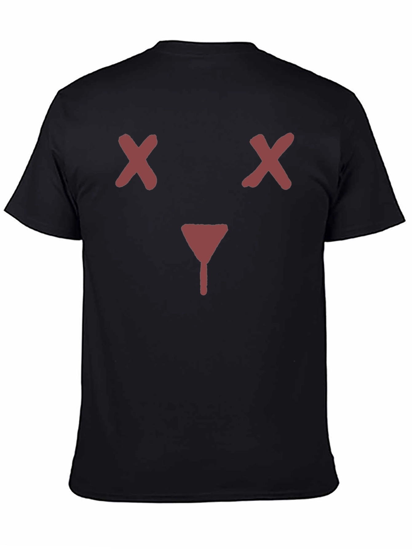 Mens Black Graphic Tee - X Eyes
