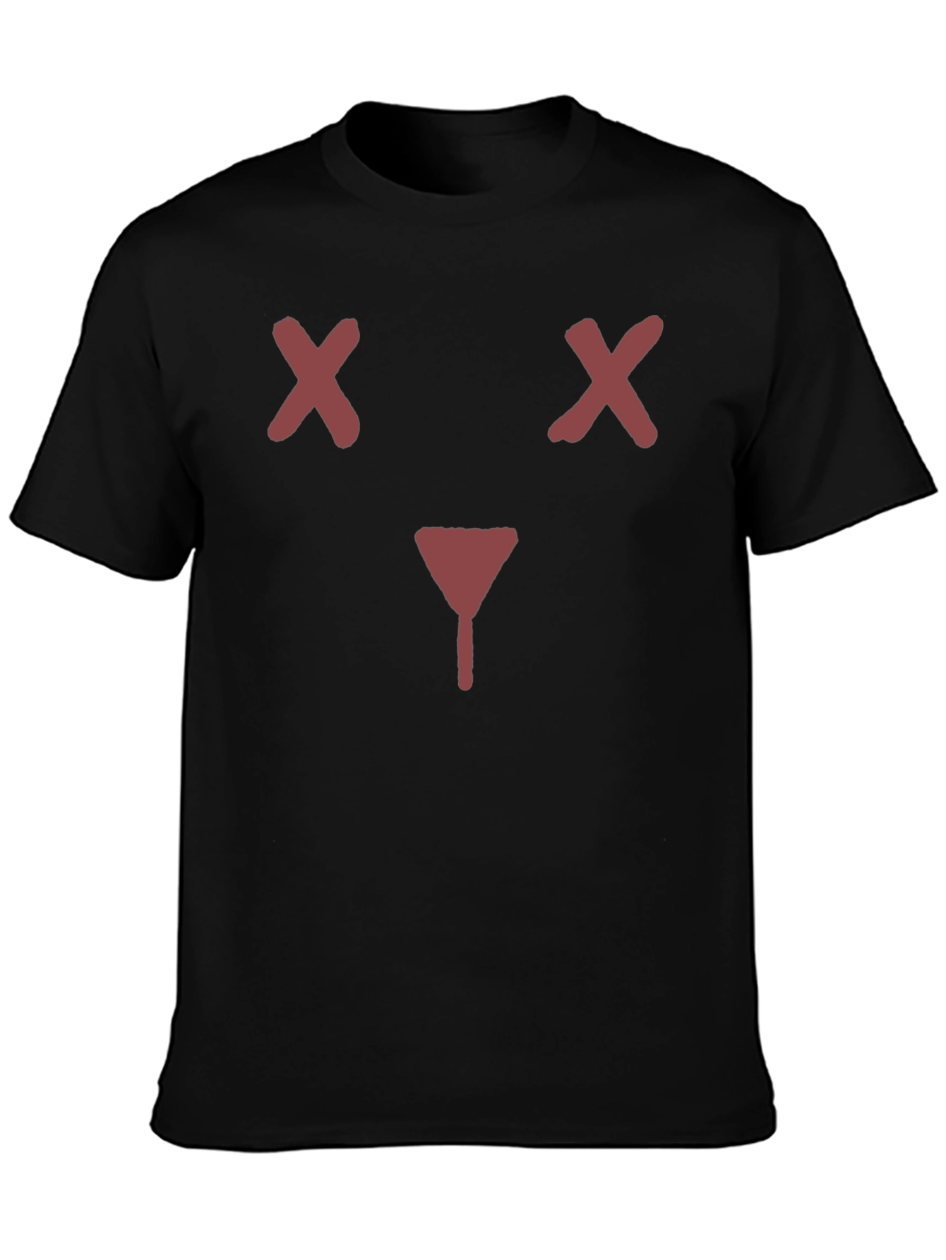 Mens Black Graphic Tee - X Eyes