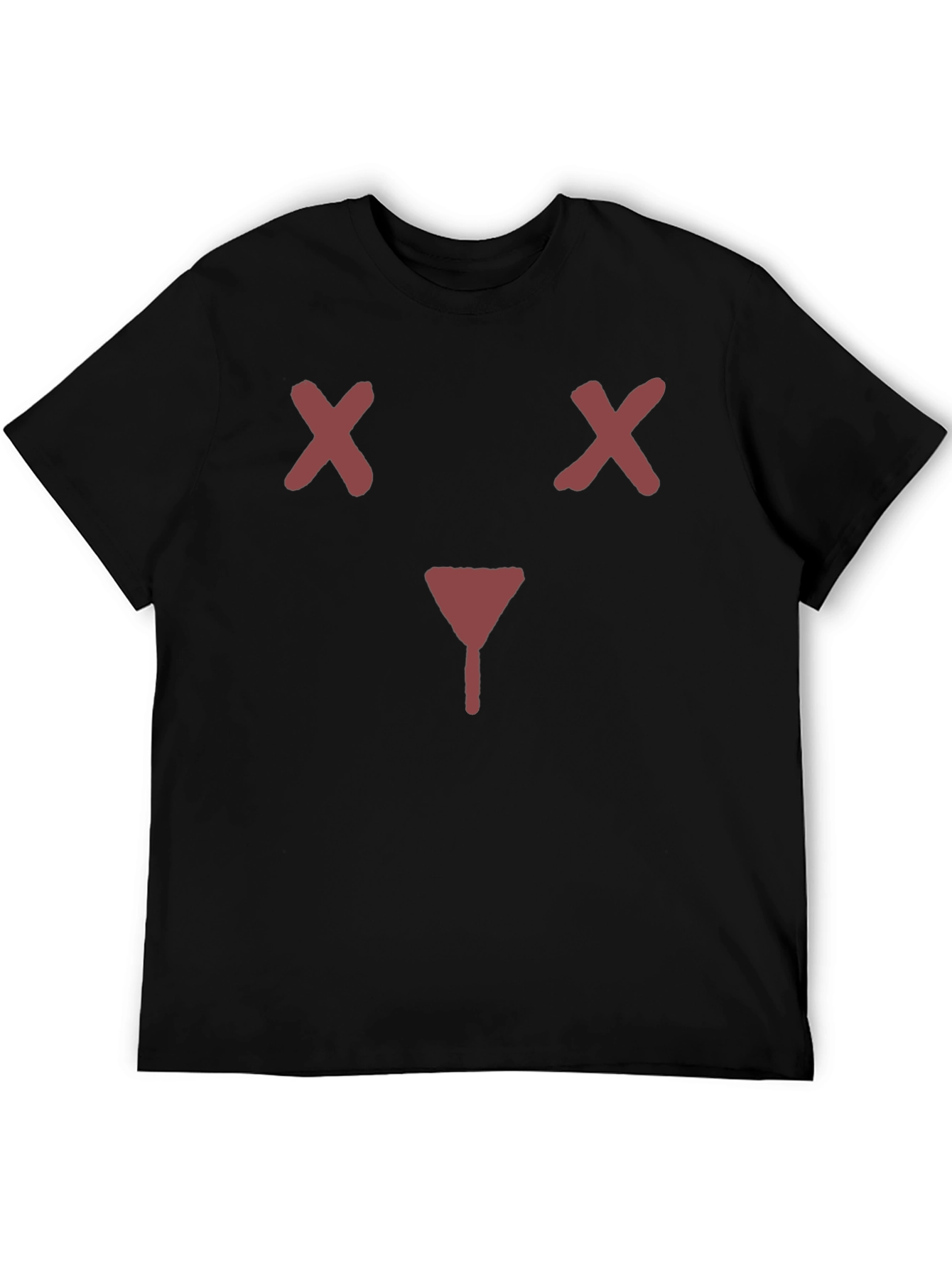 Mens Black Graphic Tee - X Eyes