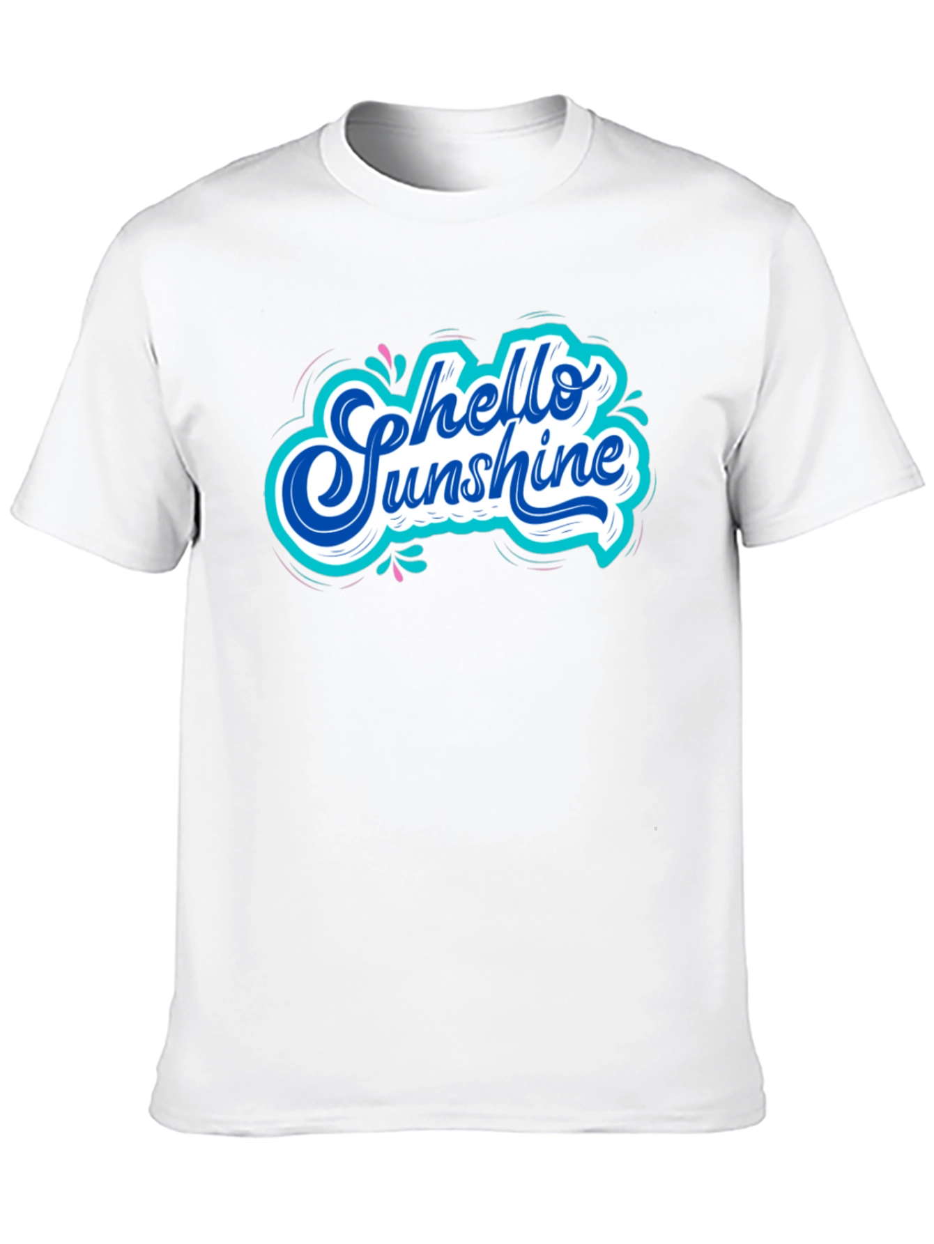 Hello Sunshine Black Graphic T-Shirt