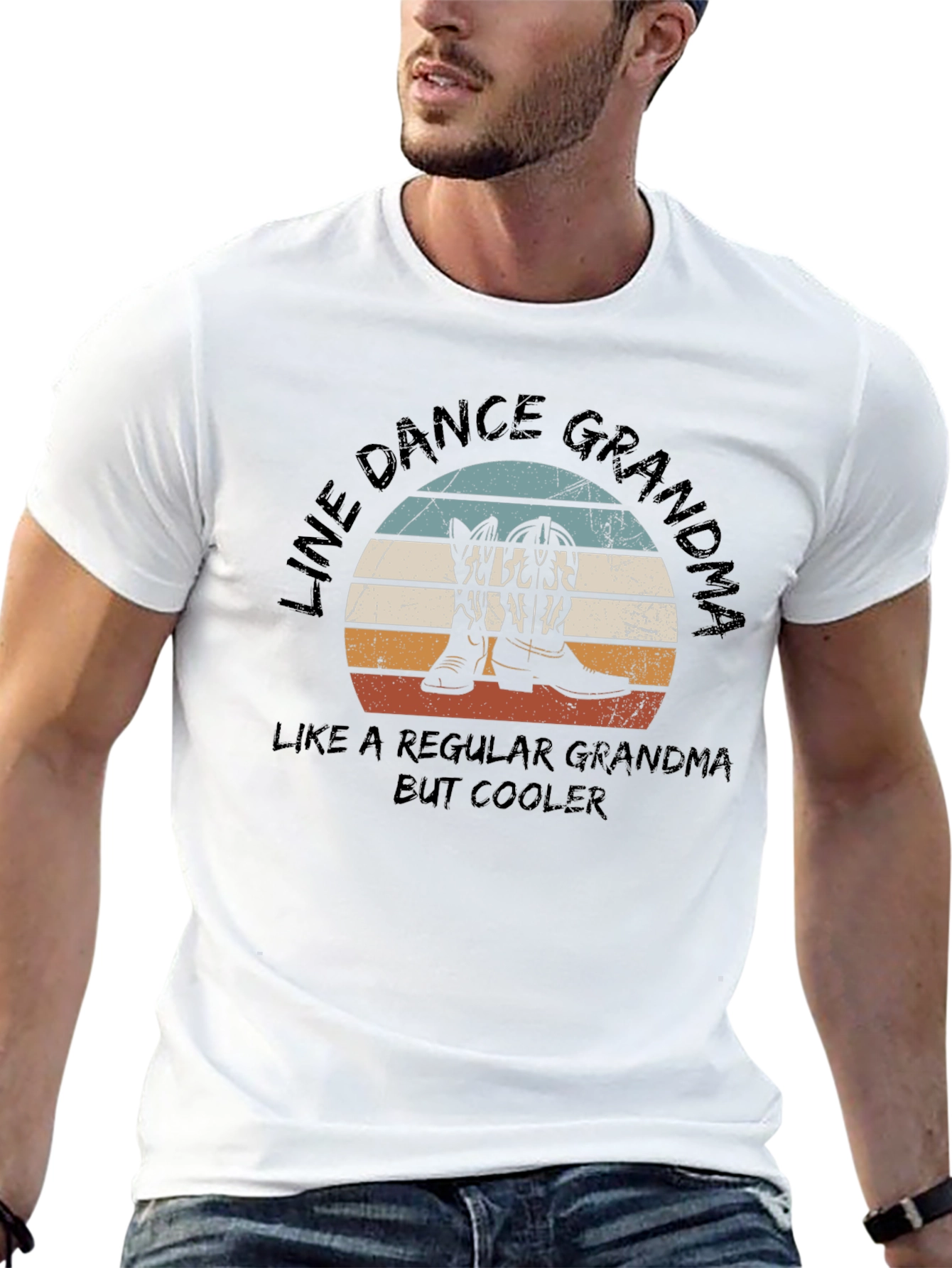 Line Dance Grandma Graphic T-Shirt