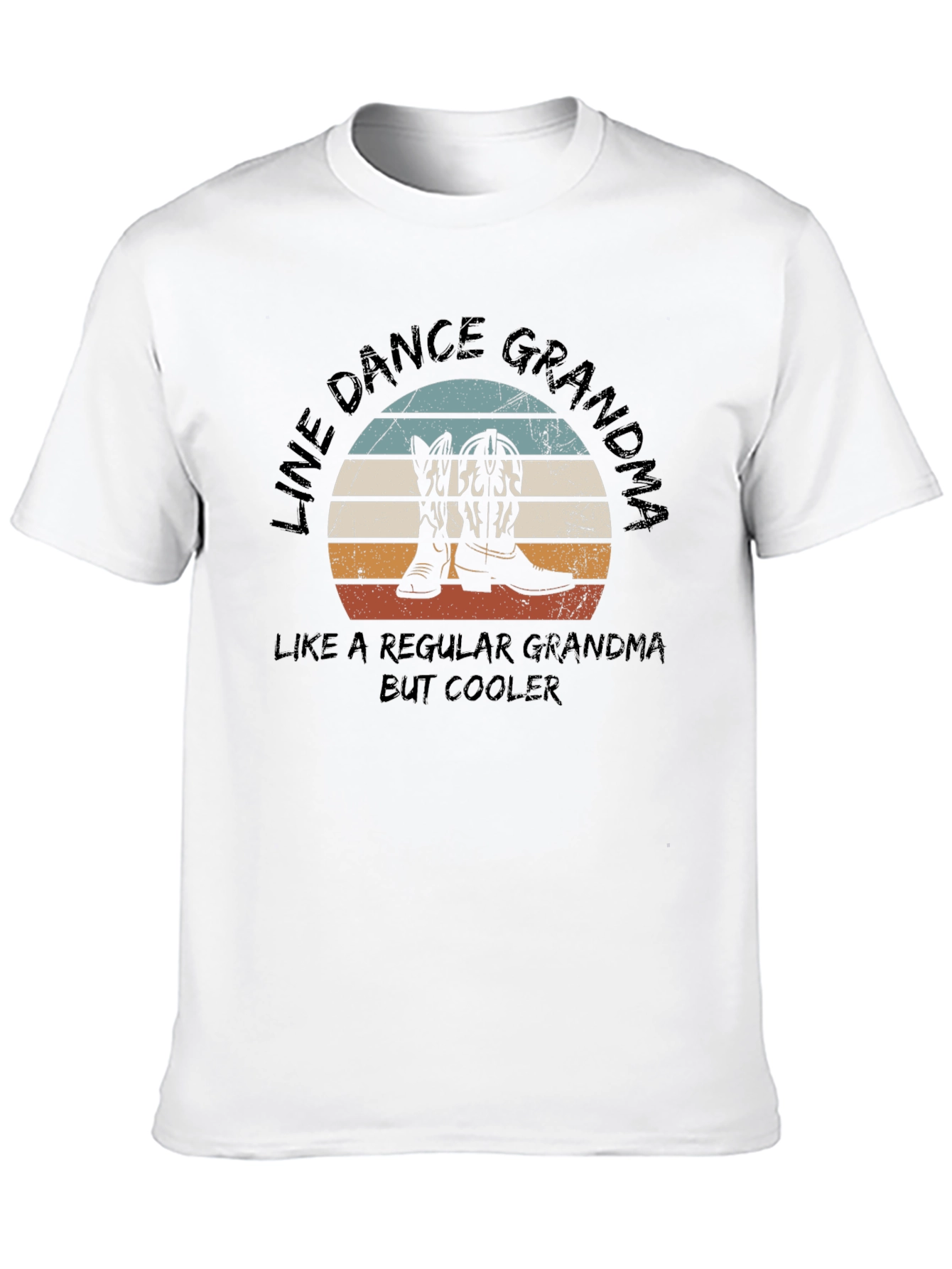 Line Dance Grandma Graphic T-Shirt