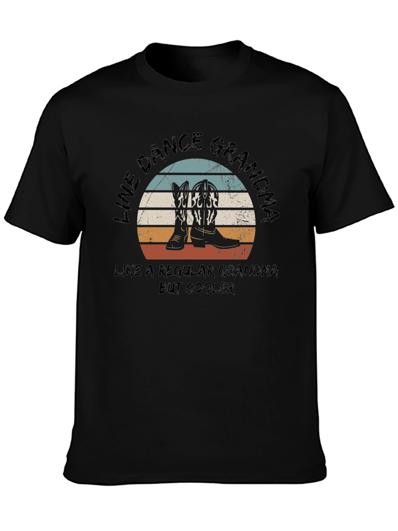 Line Dance Grandma Graphic T-Shirt