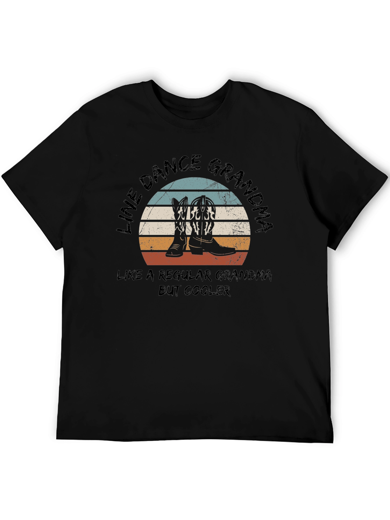 Line Dance Grandma Graphic T-Shirt