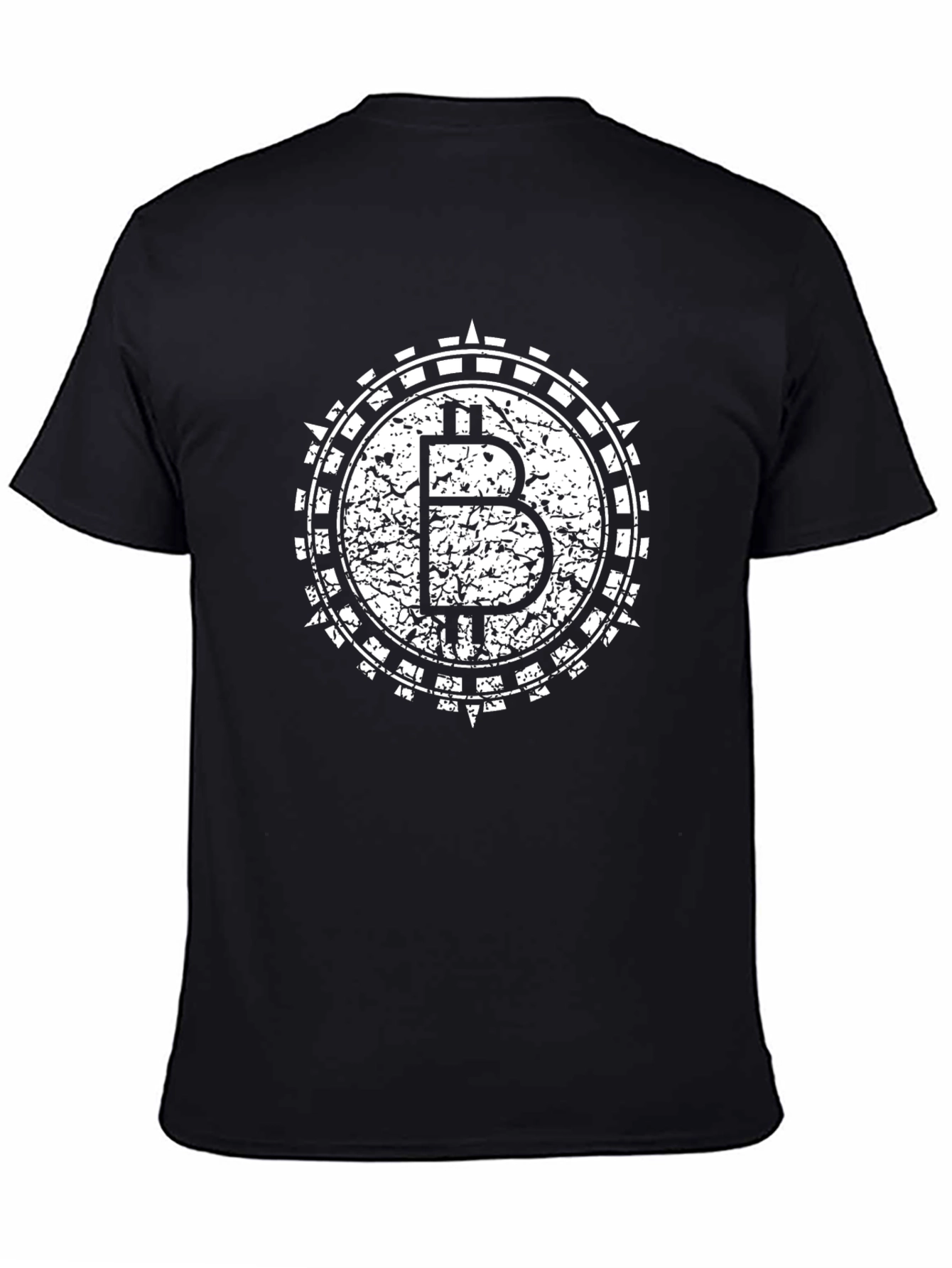 Bitcoin Distressed Graphic Tee