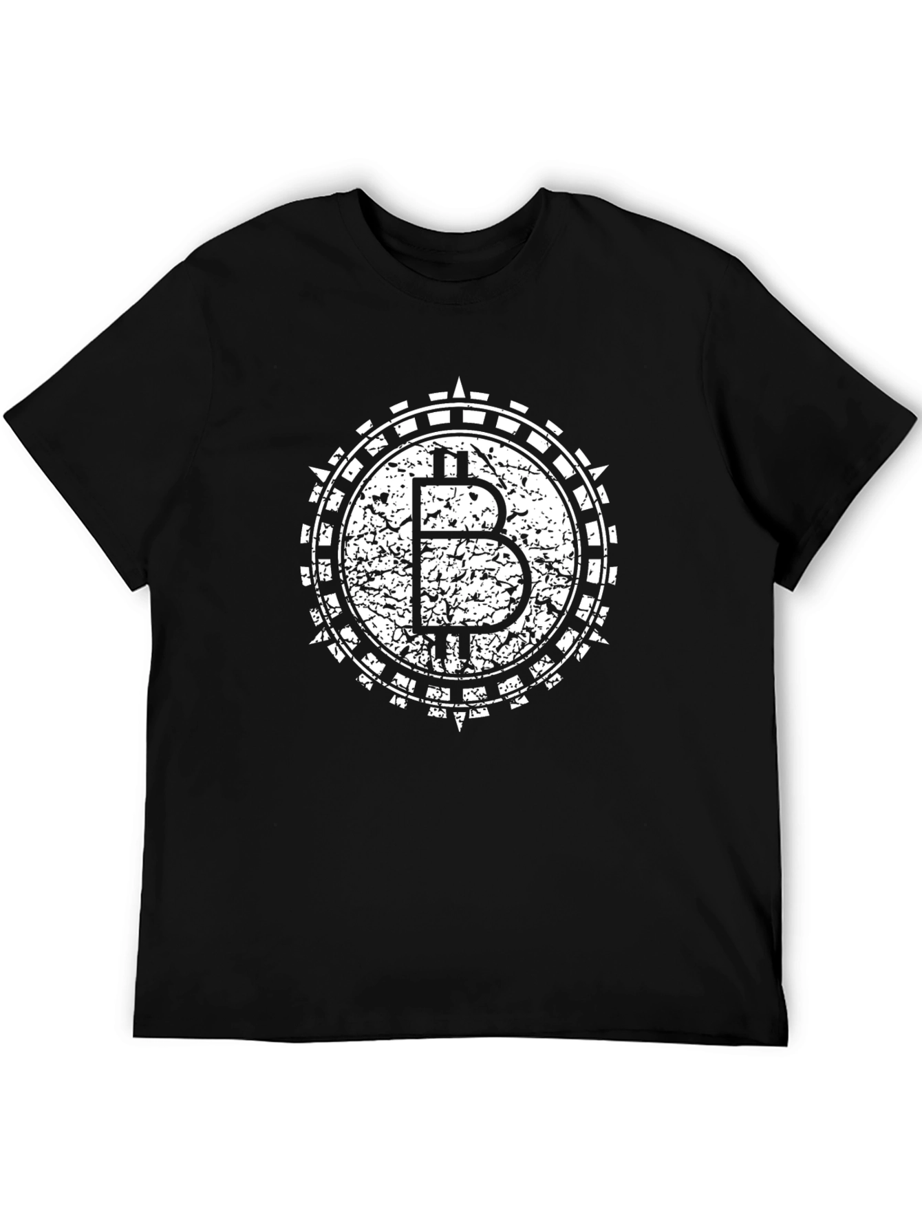 Bitcoin Distressed Graphic Tee