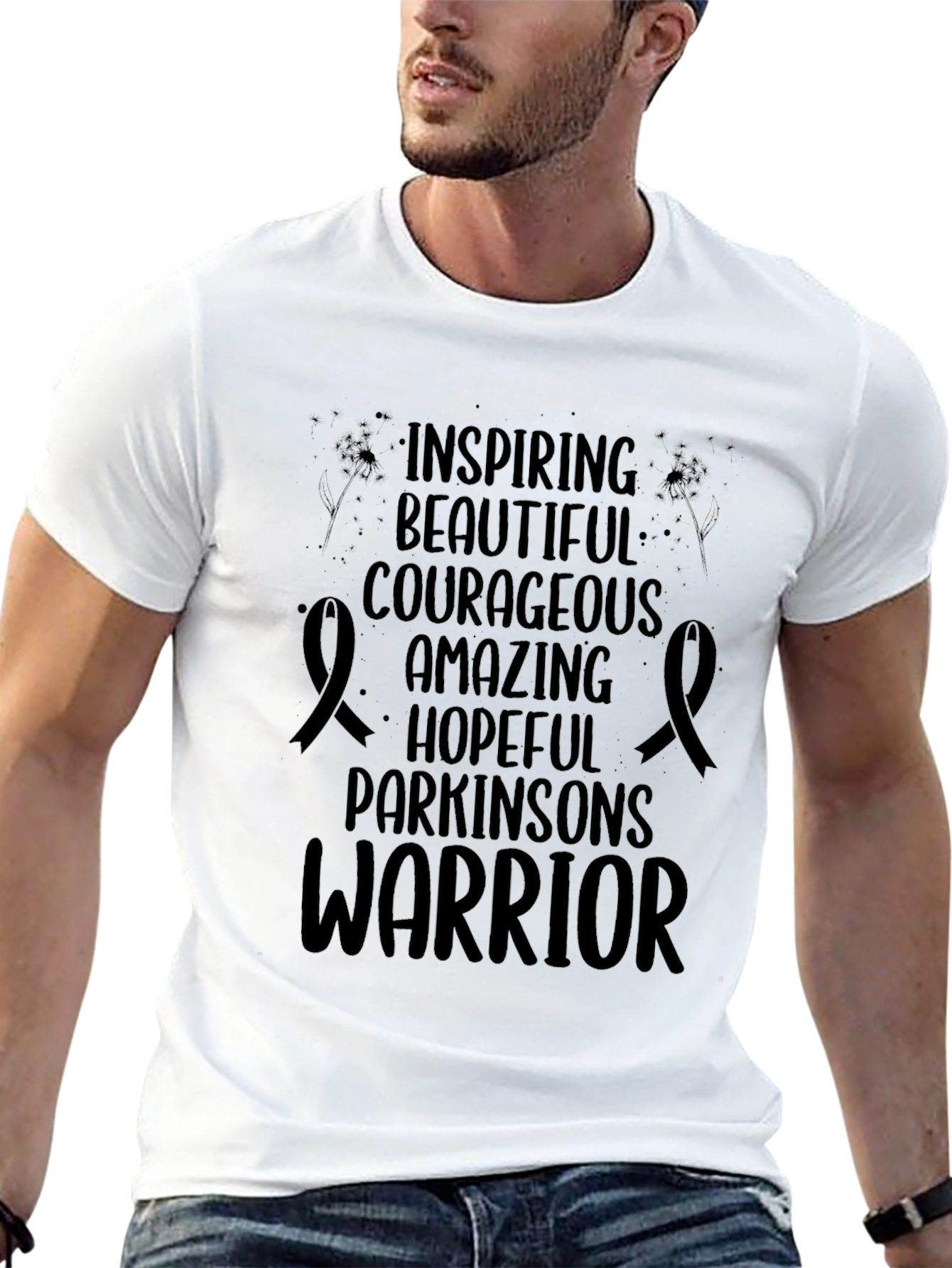 Parkinsons Warrior T-Shirt - Inspiring Courageous Design