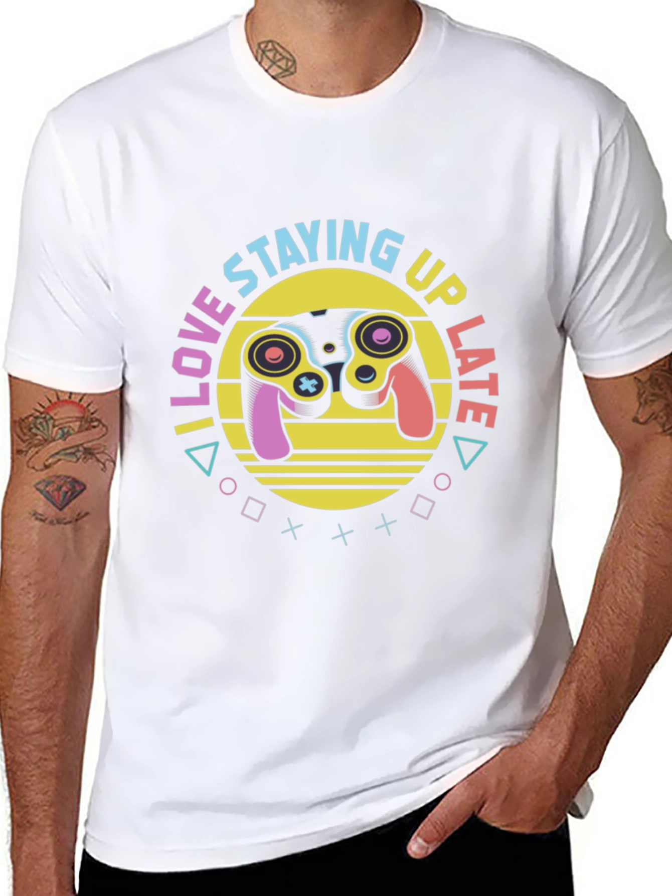 I Love Staying Up Late Gaming T-Shirt