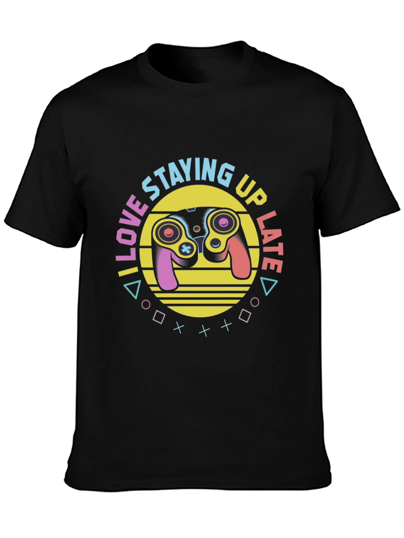 I Love Staying Up Late Gaming T-Shirt