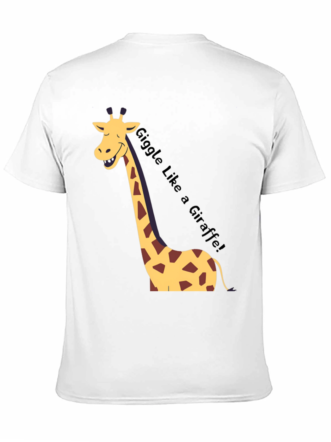 Giggle Like a Giraffe Black T-Shirt