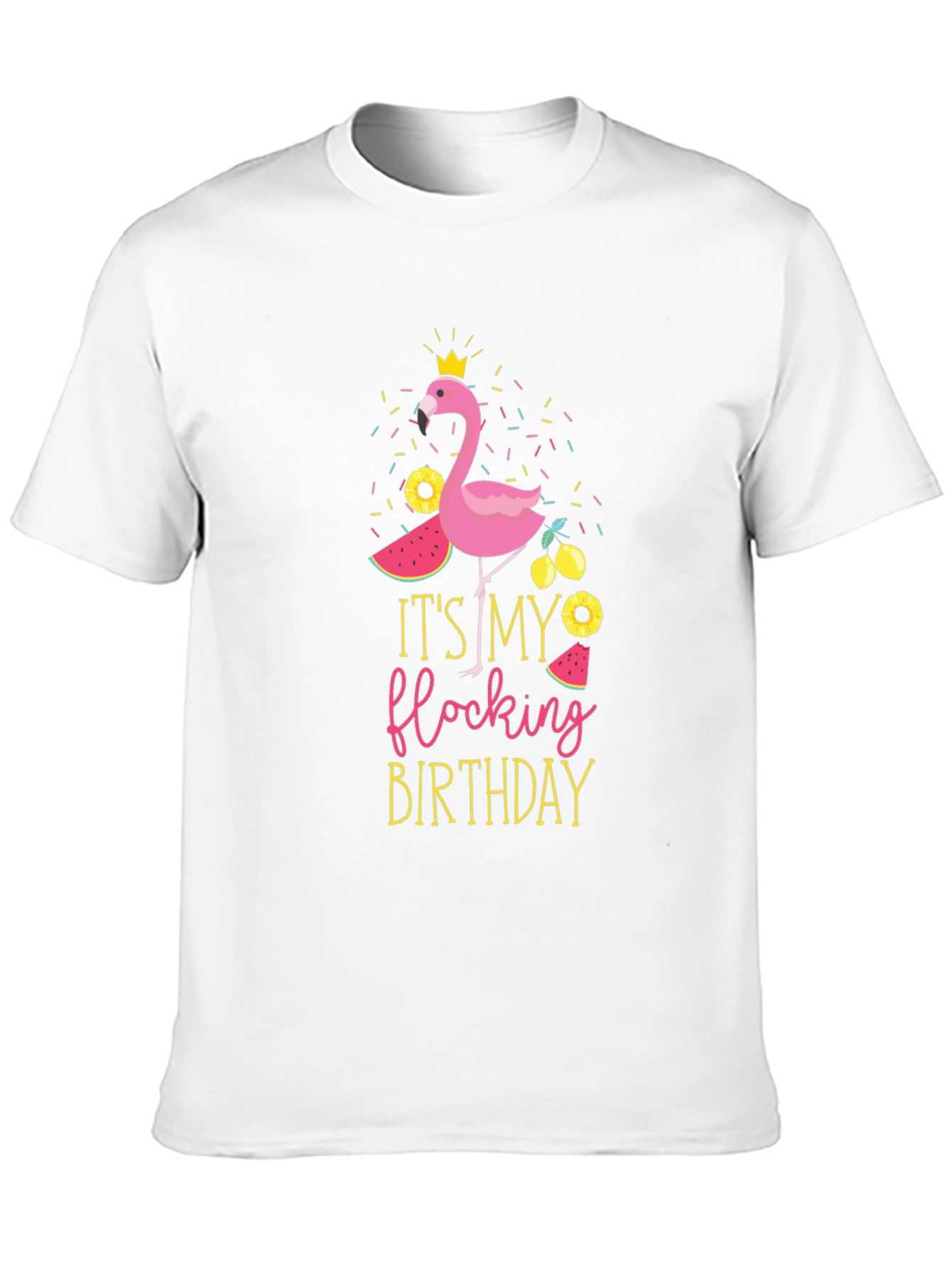 Its My Flocking Birthday T-Shirt - Flamingo Party Tee