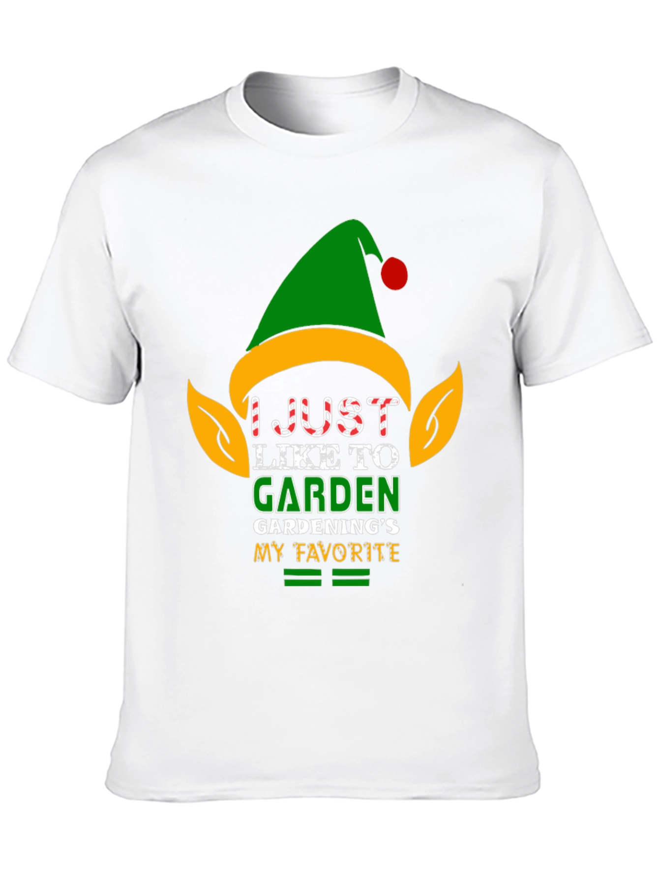 I Just Like to Garden Black T-Shirt