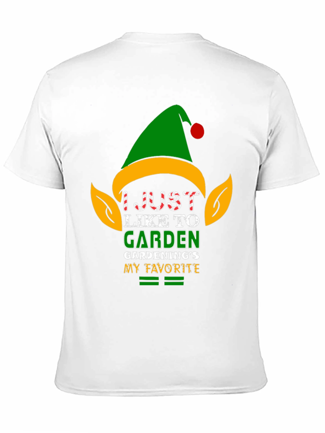 I Just Like to Garden Black T-Shirt