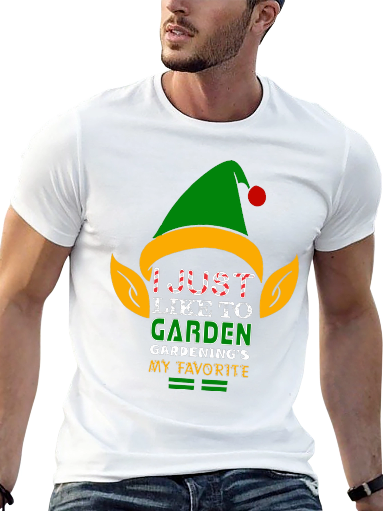 I Just Like to Garden Black T-Shirt