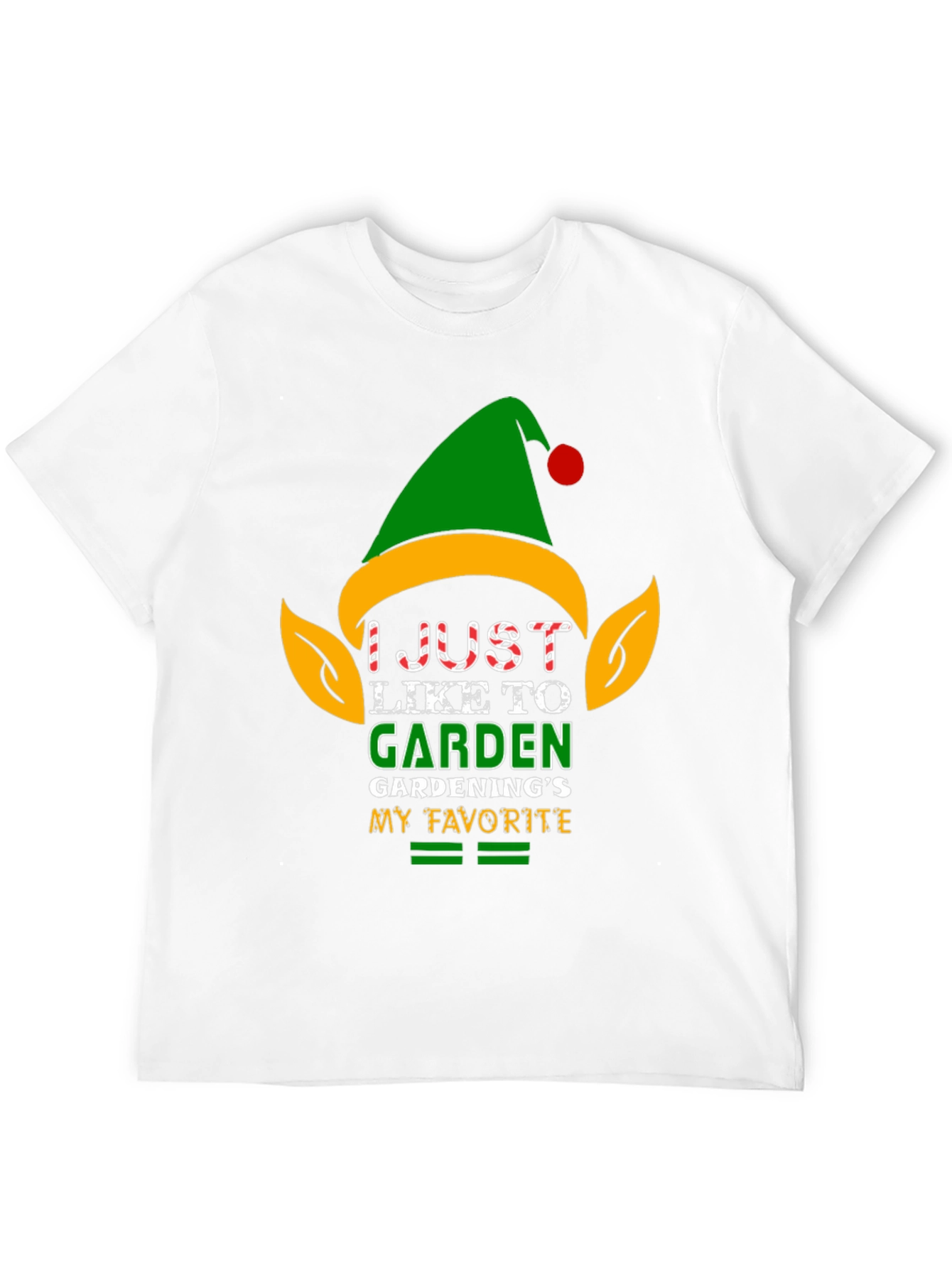 I Just Like to Garden Black T-Shirt