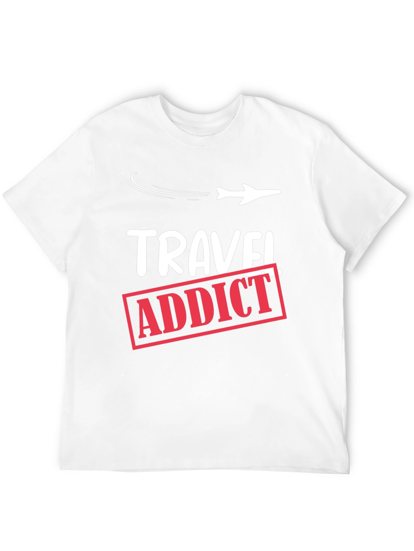 Travel Addict Black T-Shirt