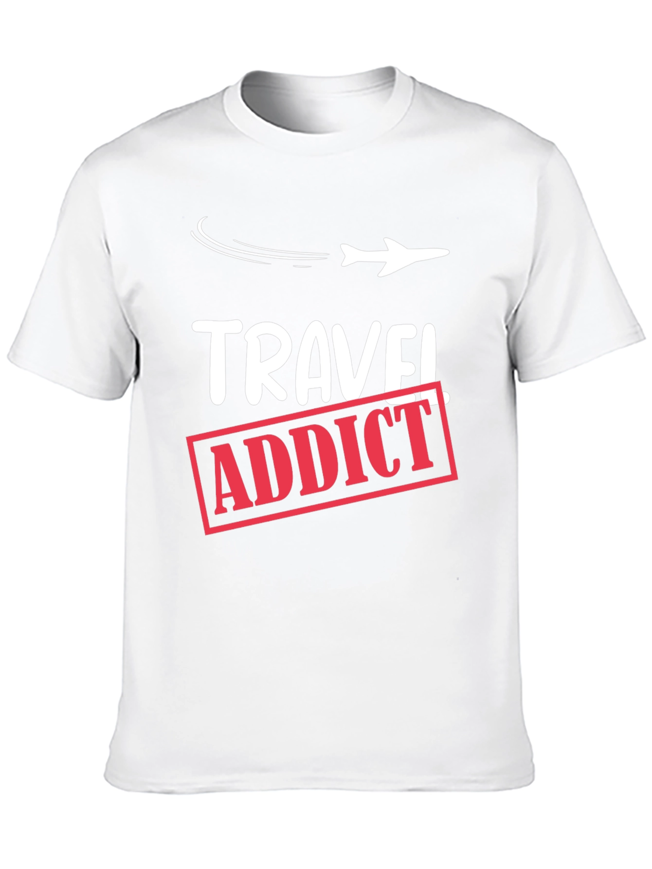 Travel Addict Black T-Shirt