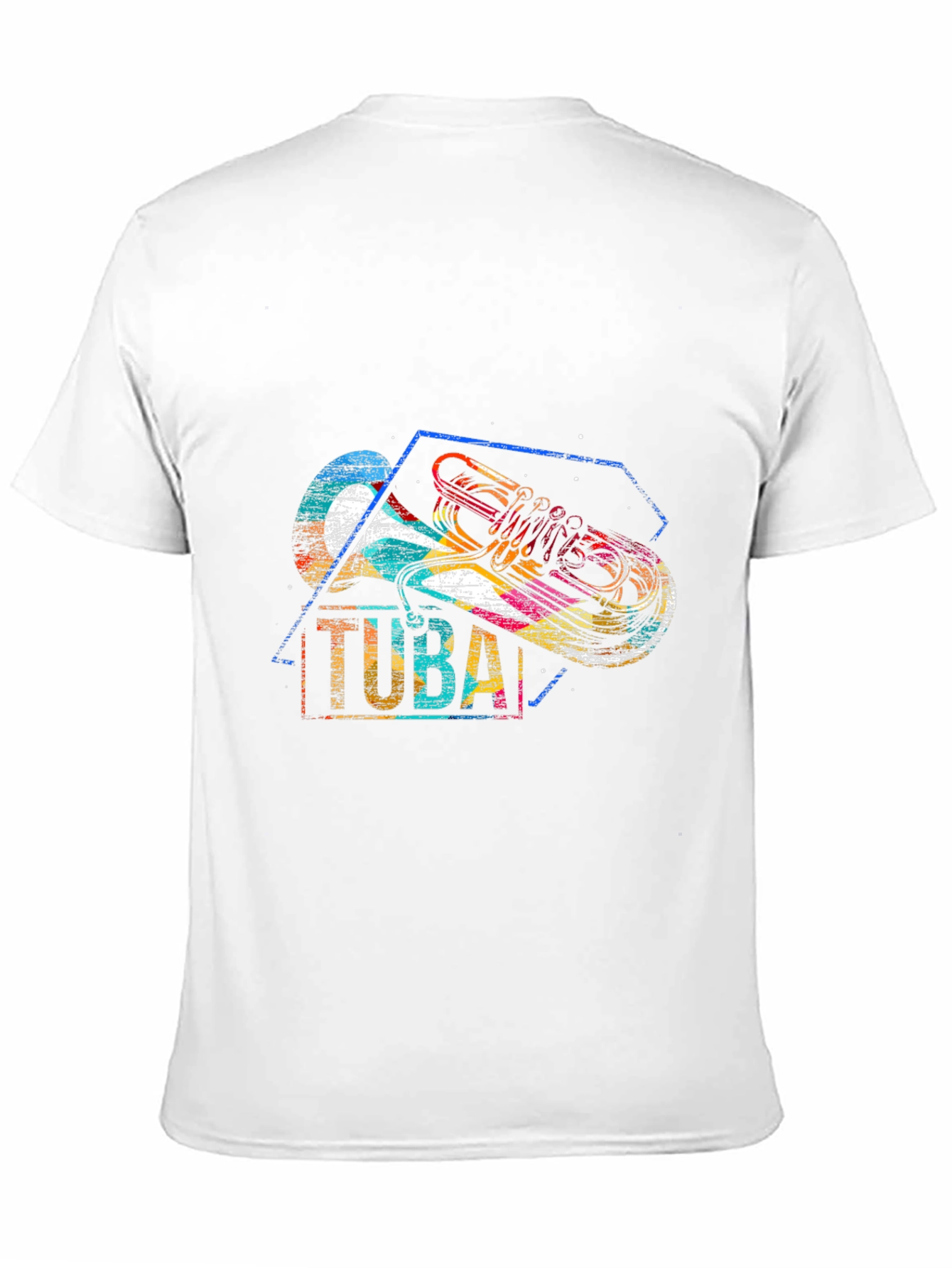 Tuba Player Graphic Tee - Music Lover T-Shirt
