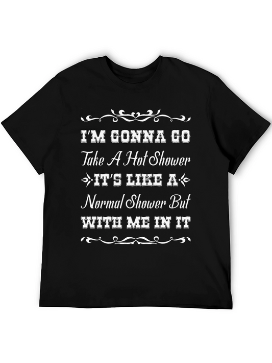 Funny Hot Shower Graphic T-Shirt