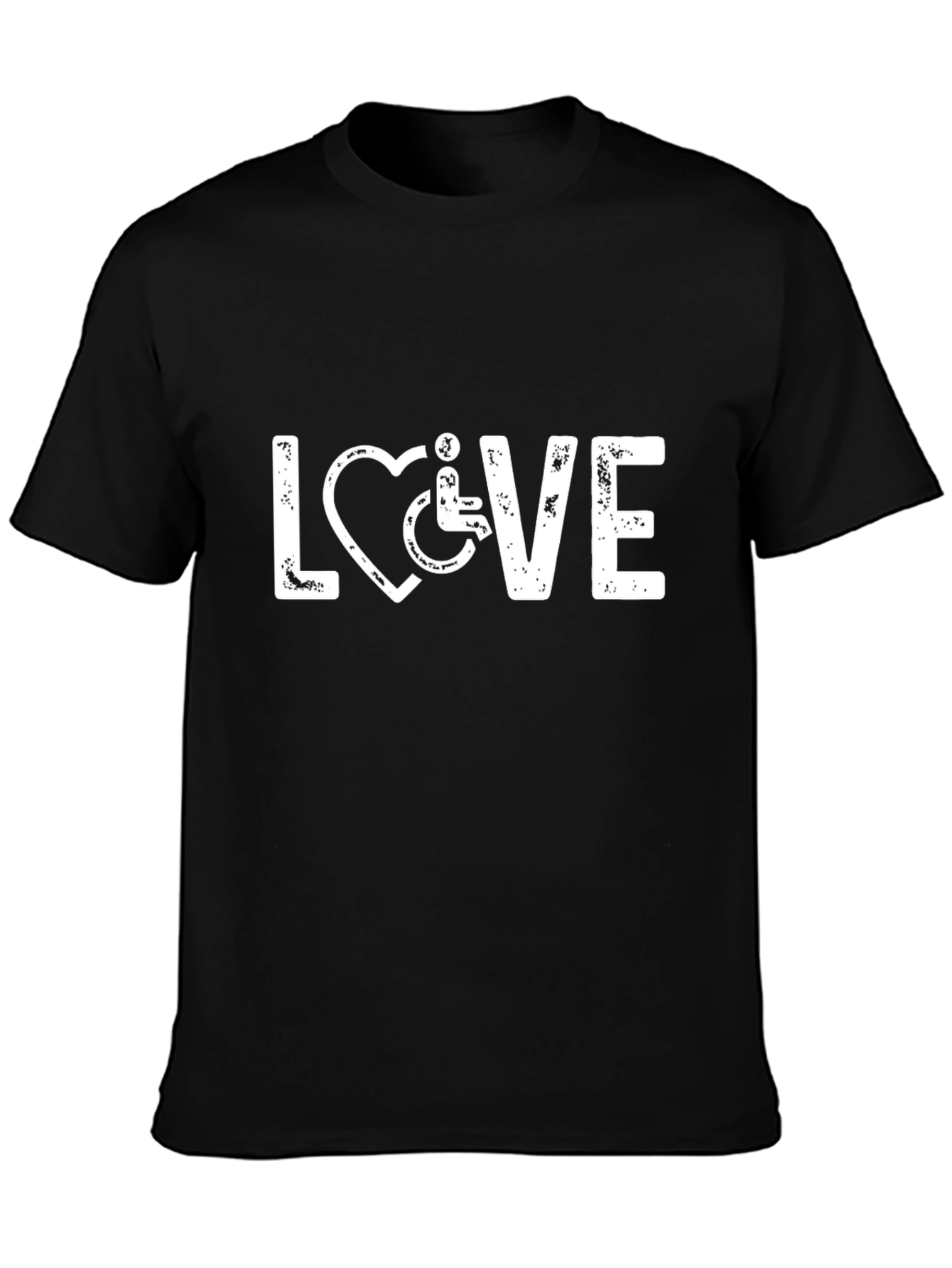 Love Wheelchair Graphic T-Shirt
