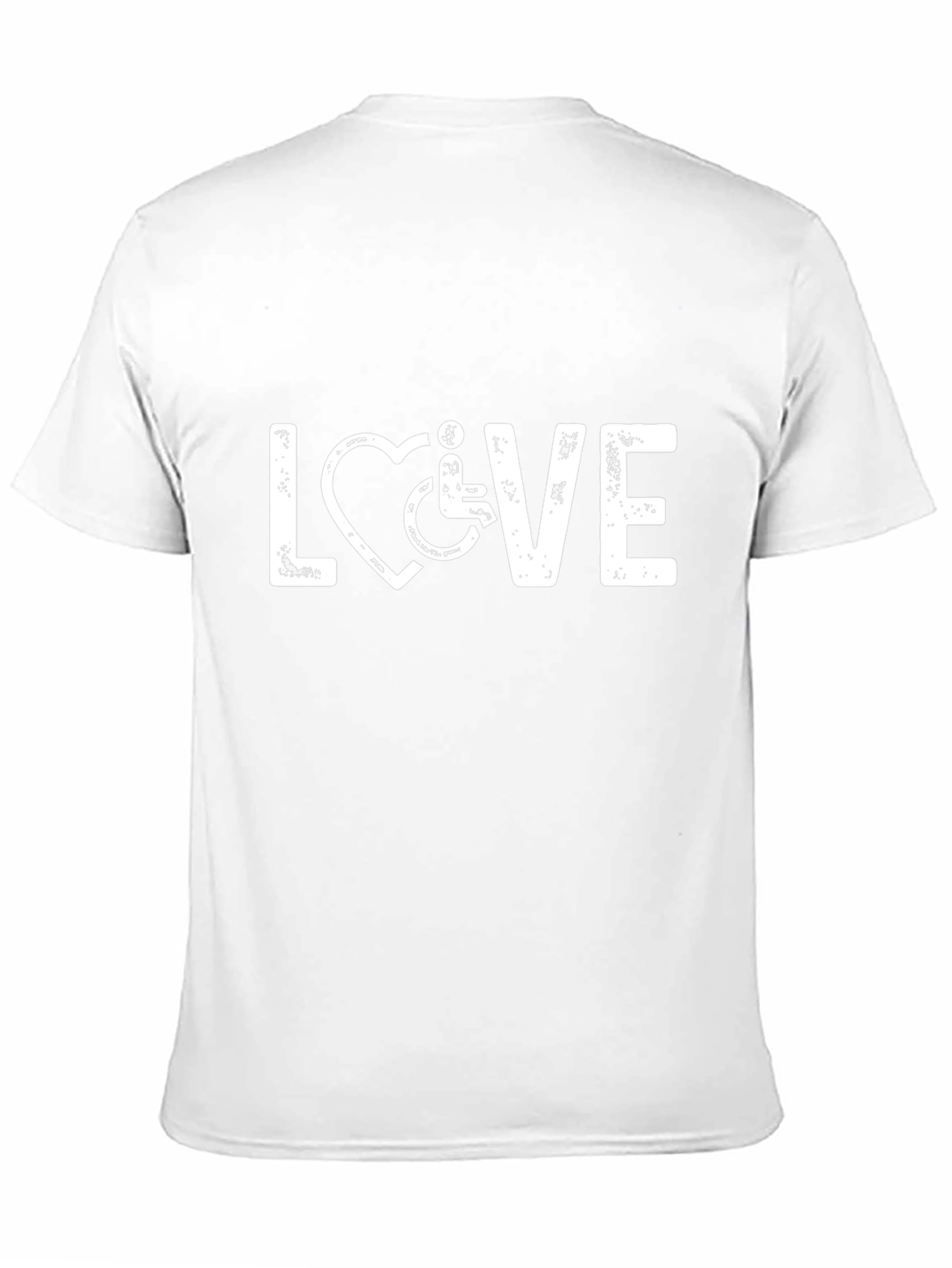 Love Wheelchair Graphic T-Shirt