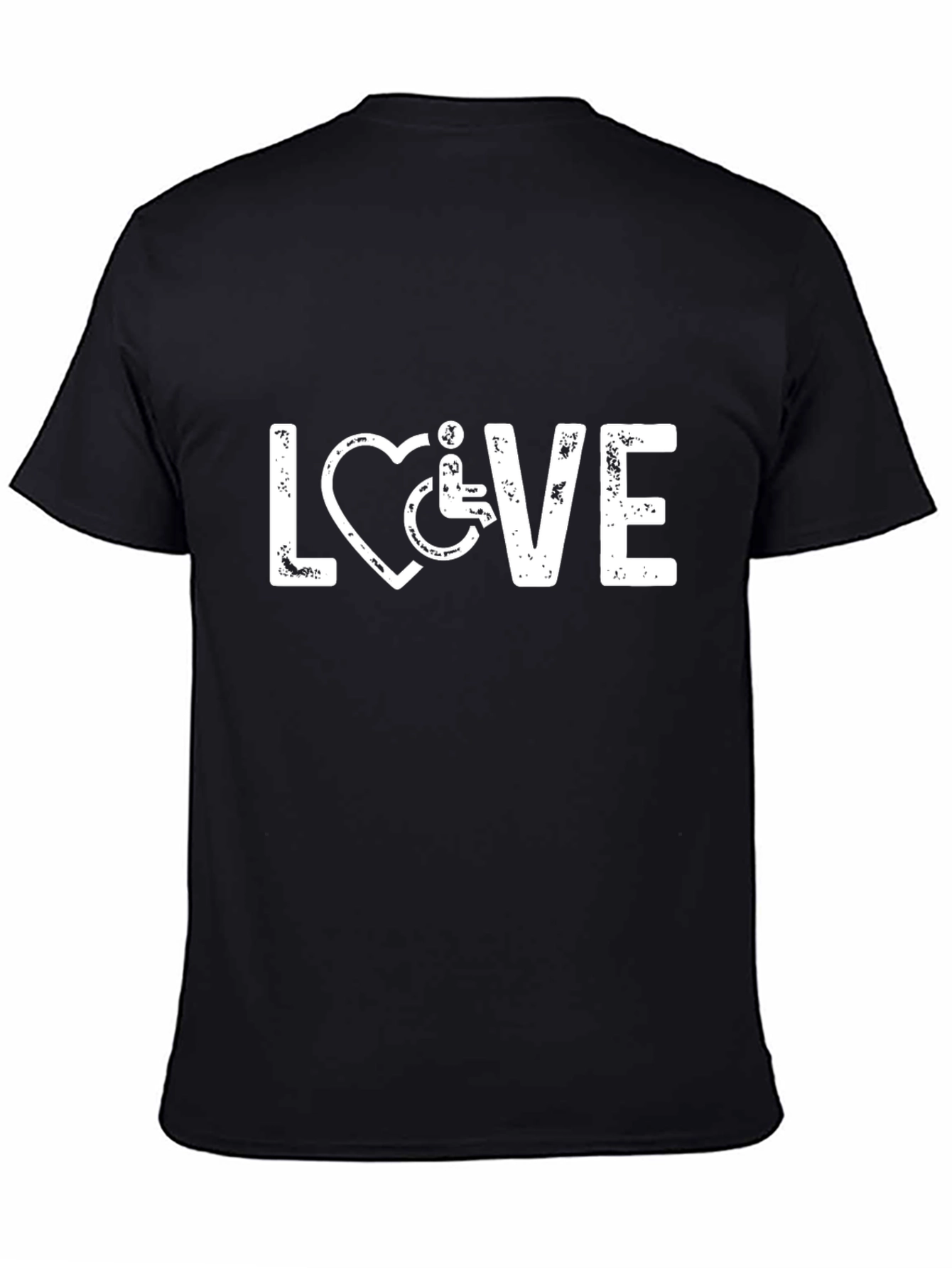 Love Wheelchair Graphic T-Shirt
