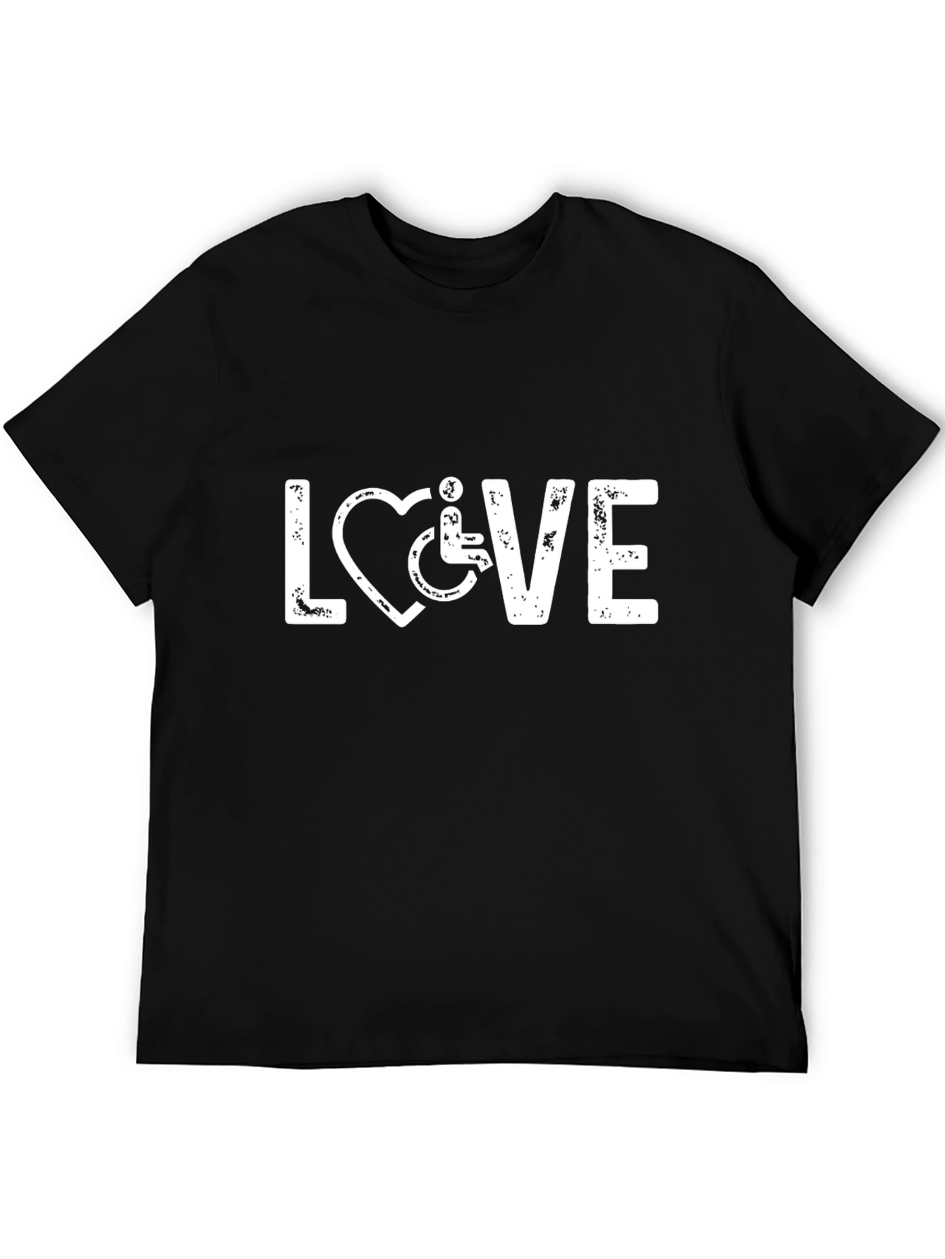 Love Wheelchair Graphic T-Shirt