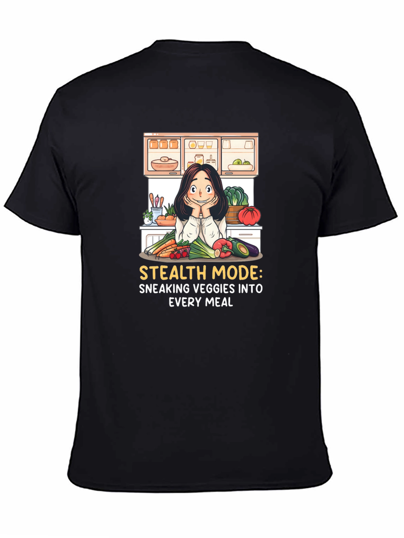 Stealth Veggies Graphic T-Shirt