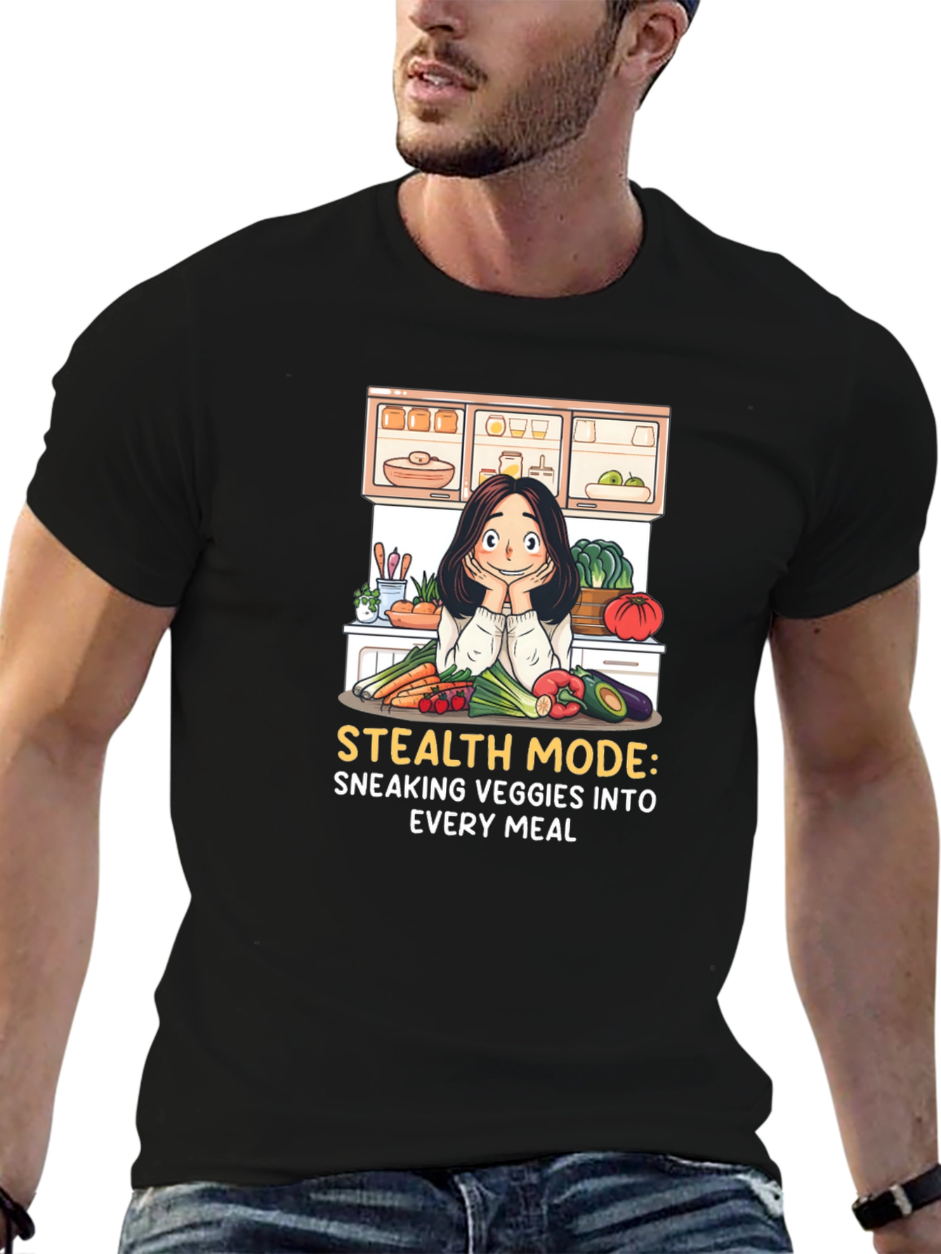 Stealth Veggies Graphic T-Shirt