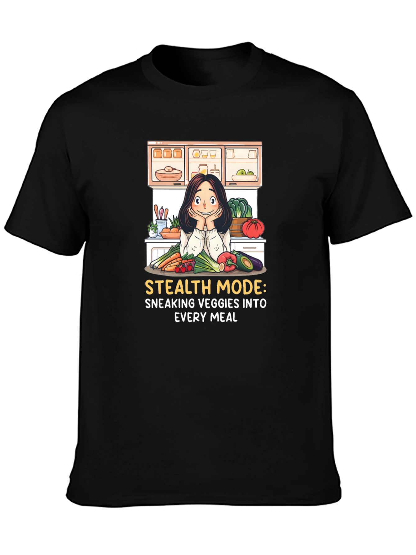 Stealth Veggies Graphic T-Shirt