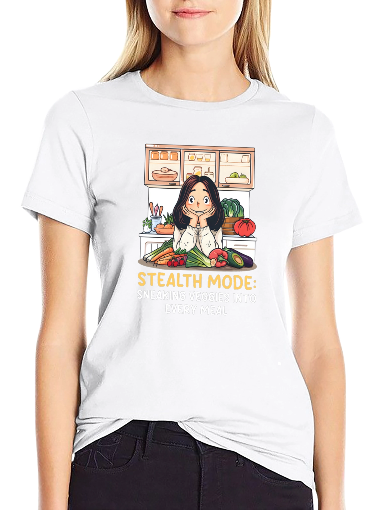 Stealth Veggies Graphic T-Shirt