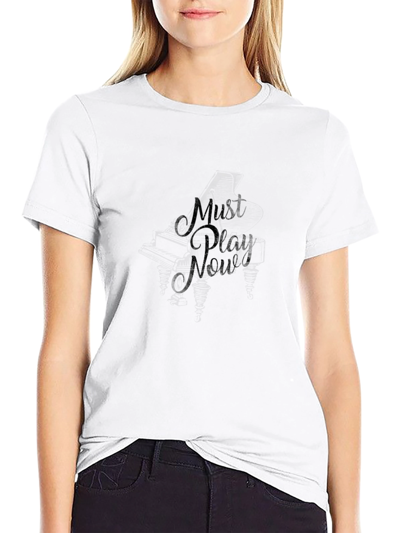 Must Play Now Black T-Shirt