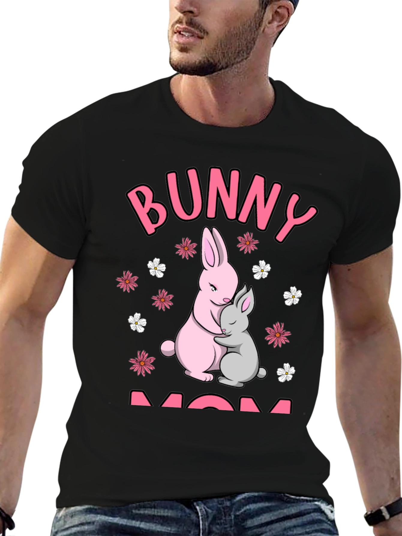 Bunny Mom T-Shirt - Cute Easter Tee