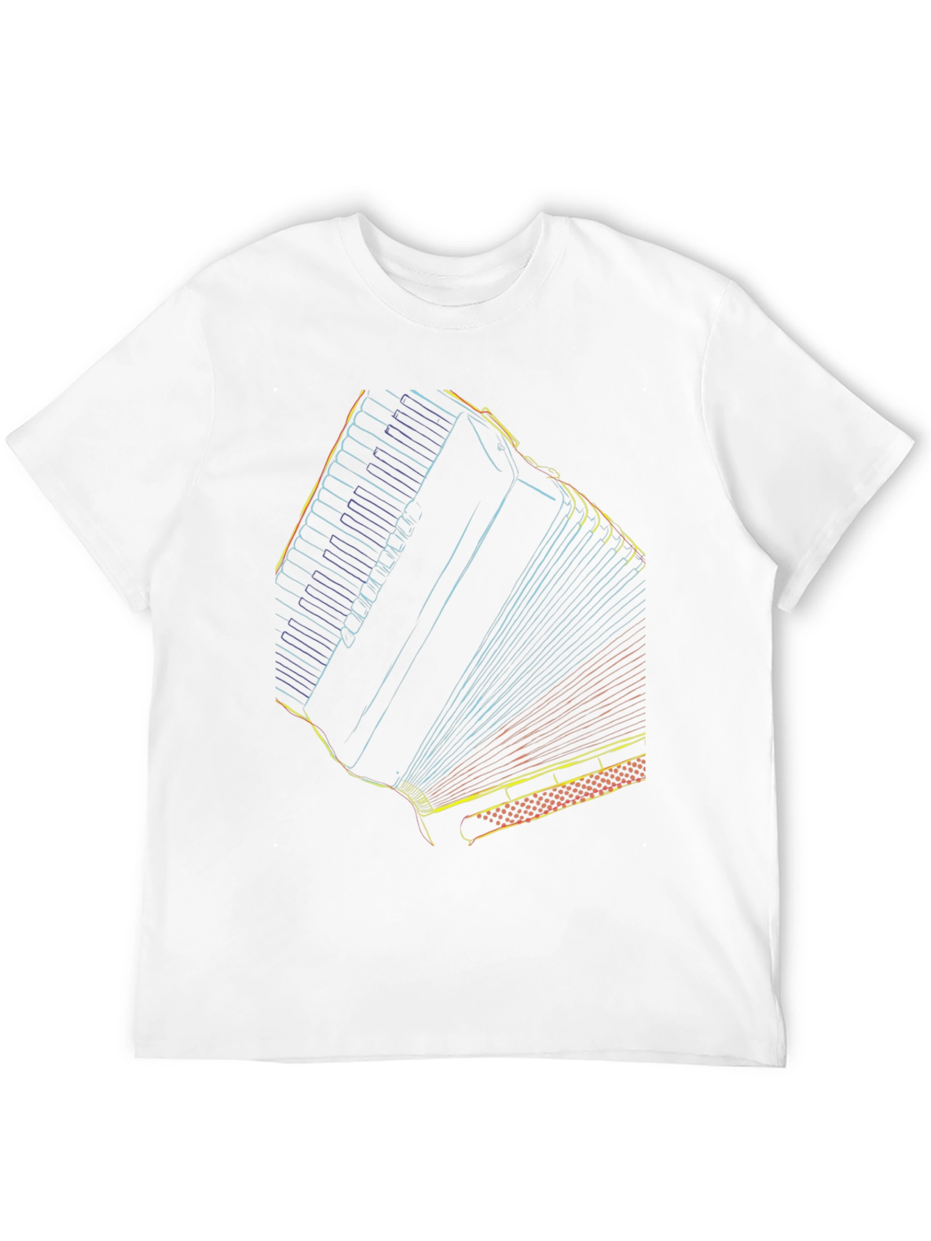 Accordion Graphic Black T-Shirt