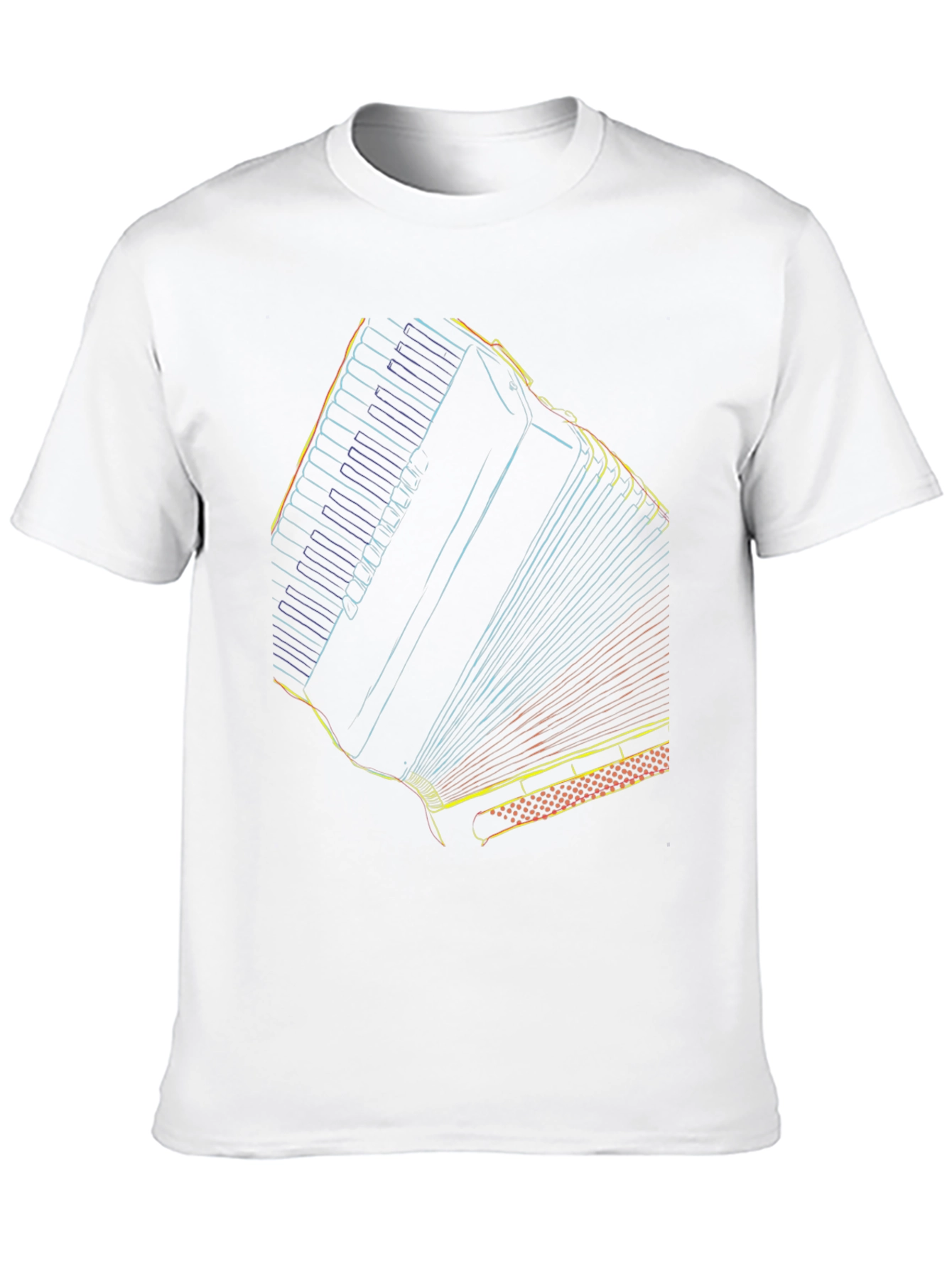 Accordion Graphic Black T-Shirt