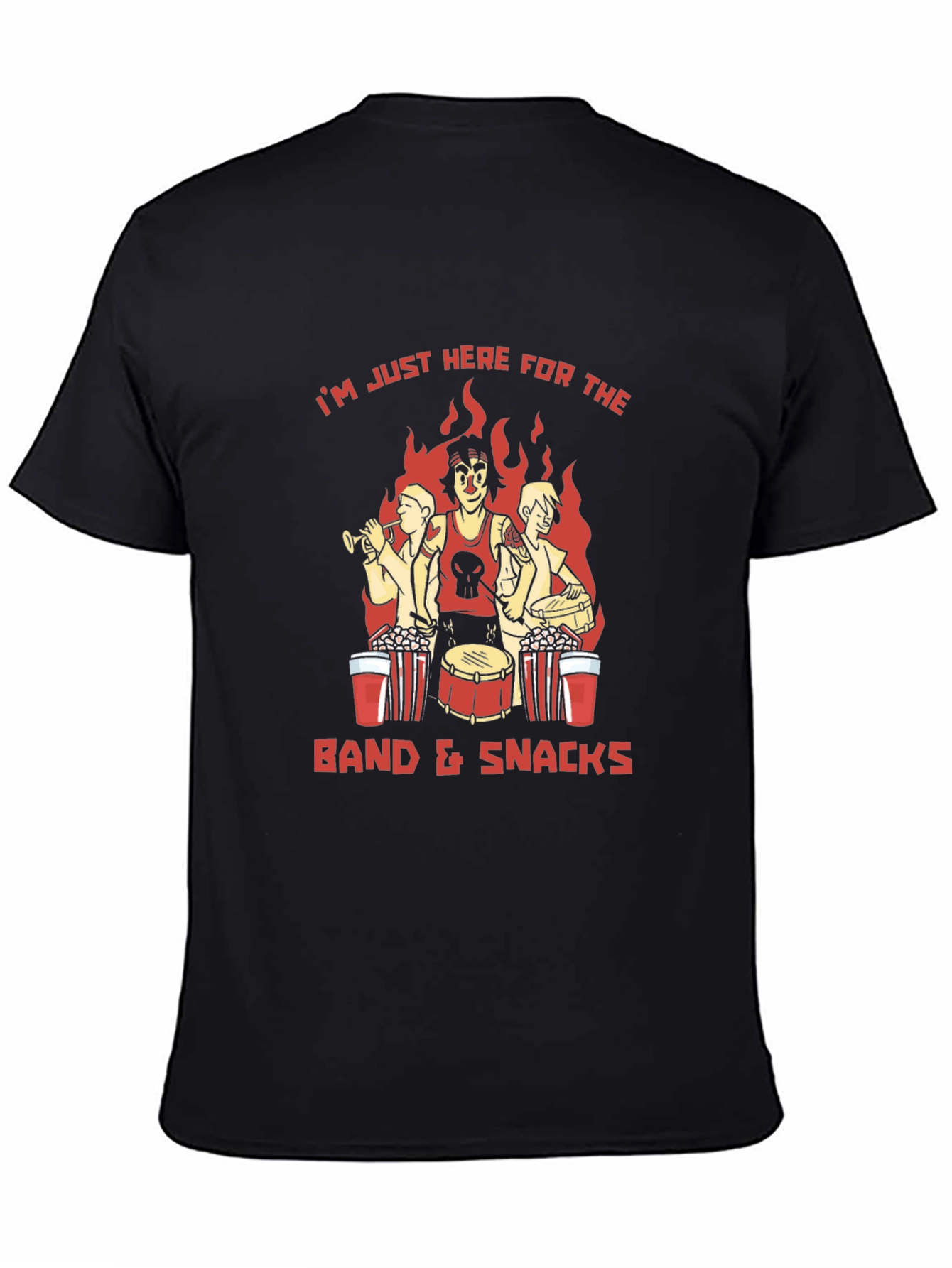 Band & Snacks Graphic T-Shirt