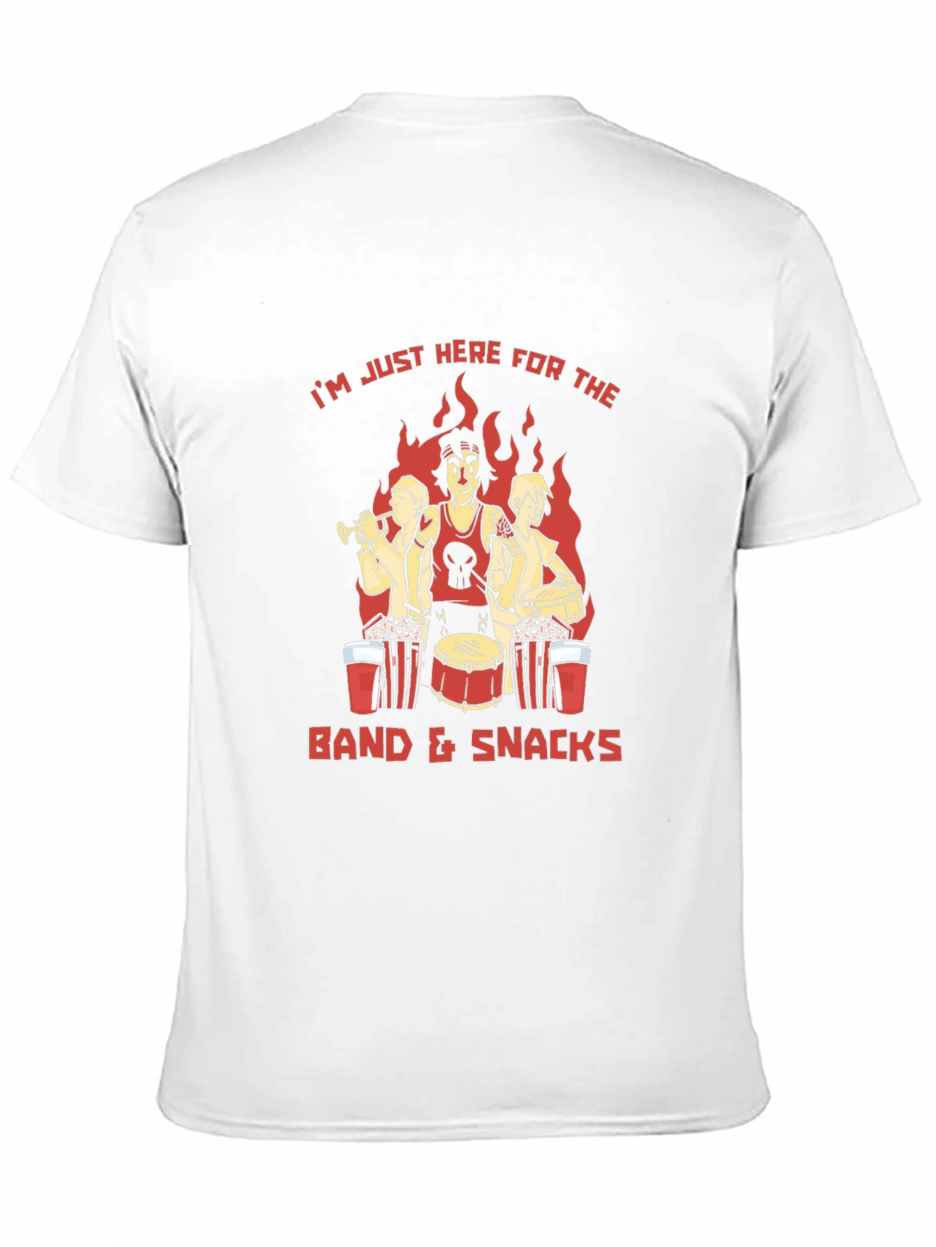 Band & Snacks Graphic T-Shirt