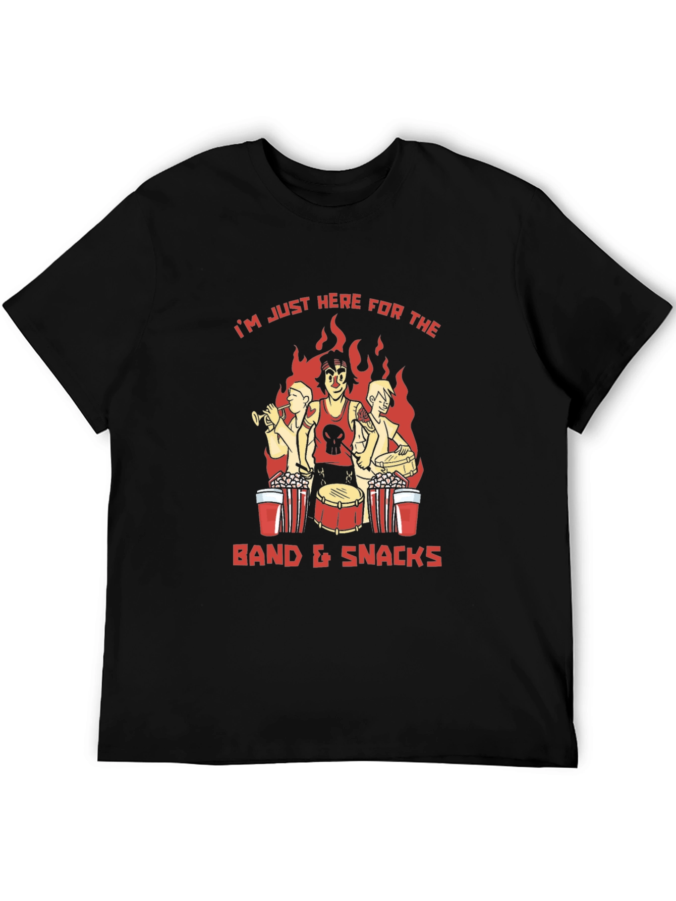 Band & Snacks Graphic T-Shirt