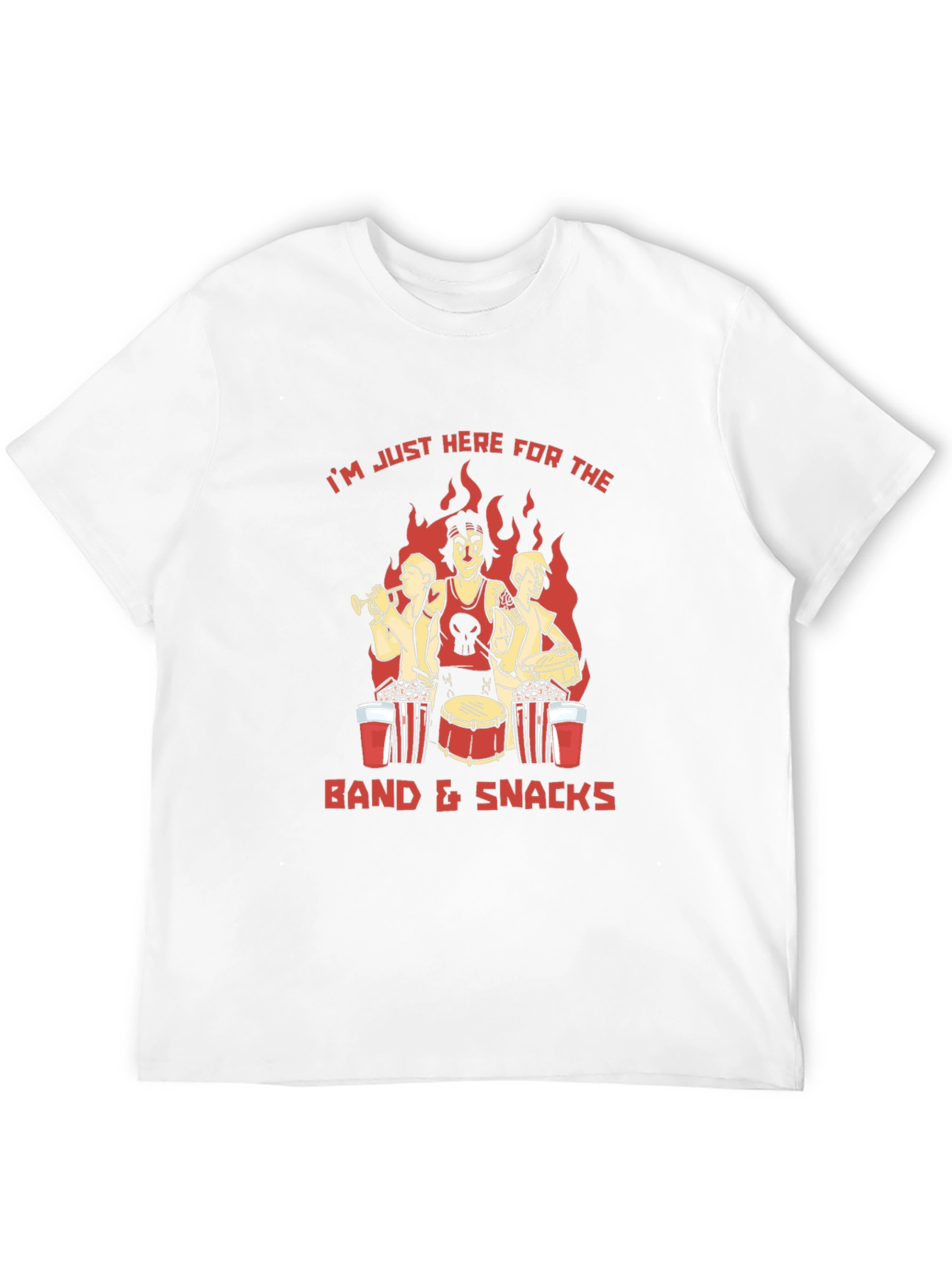 Band & Snacks Graphic T-Shirt