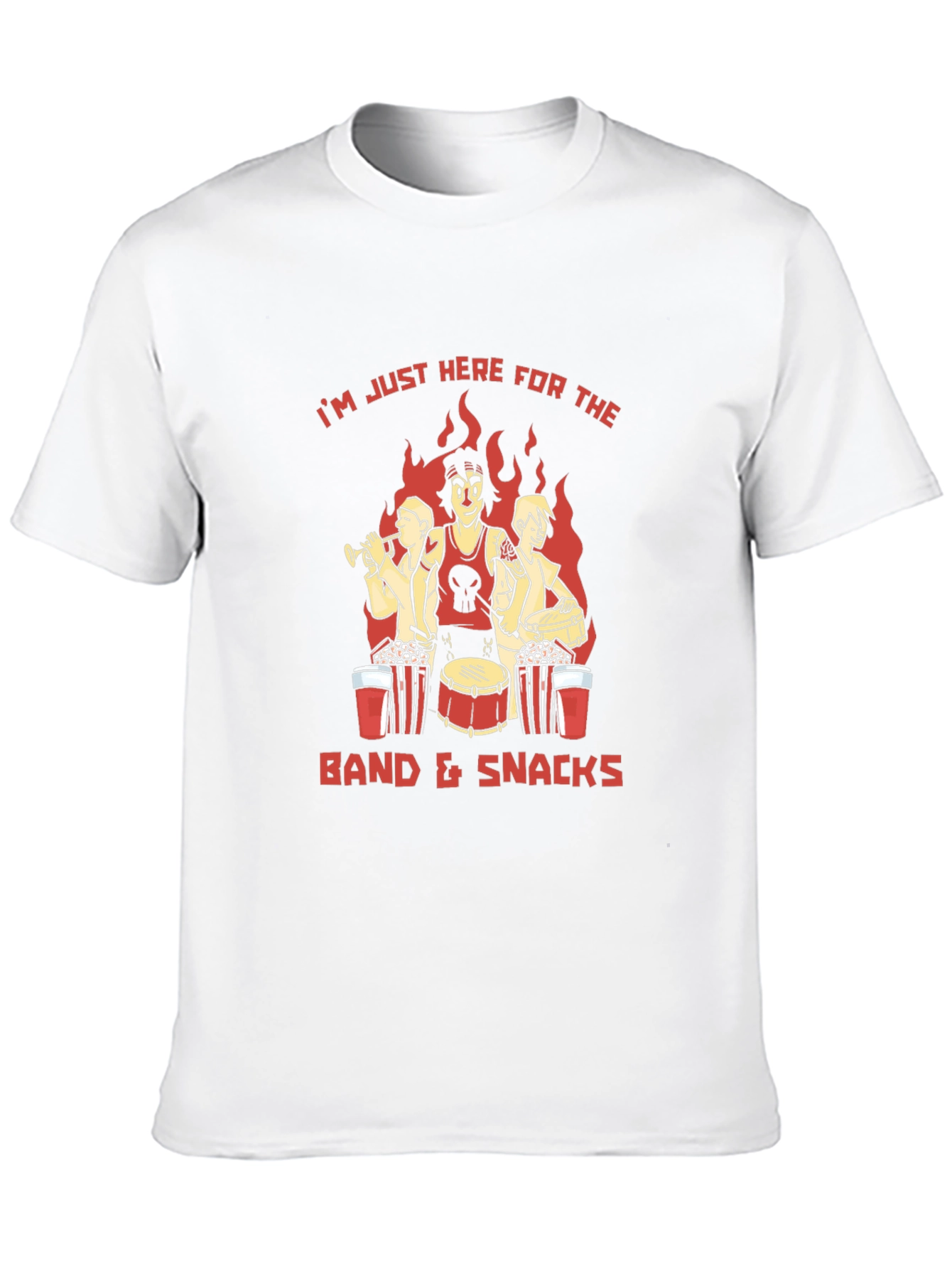 Band & Snacks Graphic T-Shirt