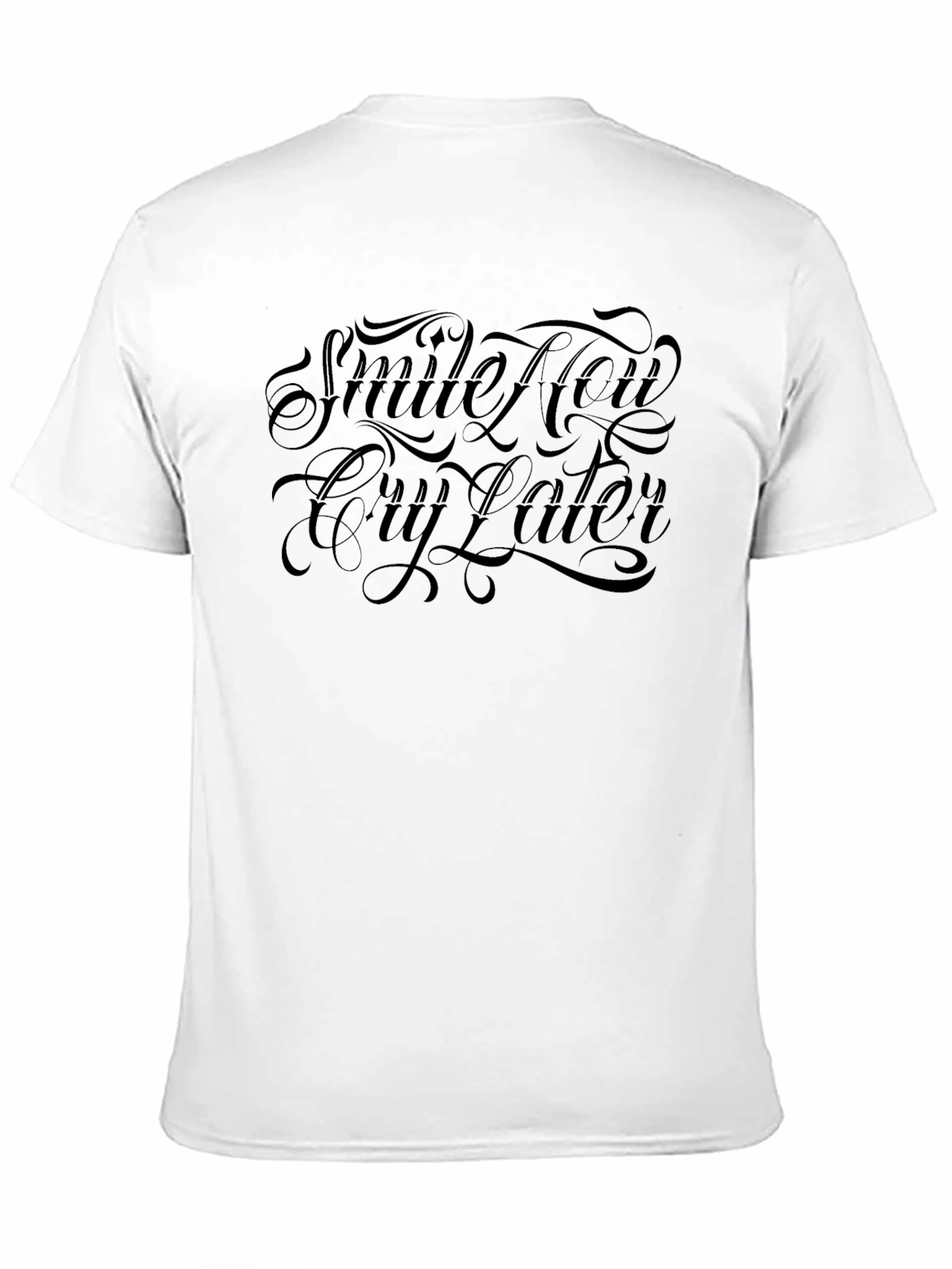 Smile Now Cry Later Black Graphic Tee