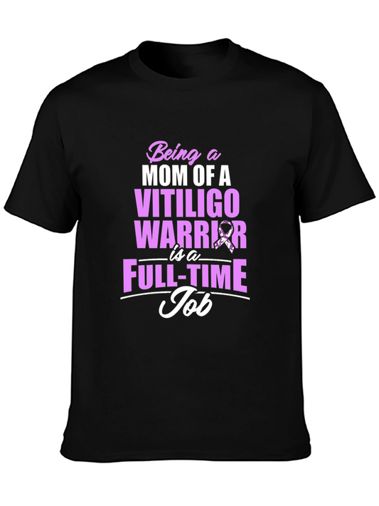 Vitiligo Warrior Mom T-Shirt