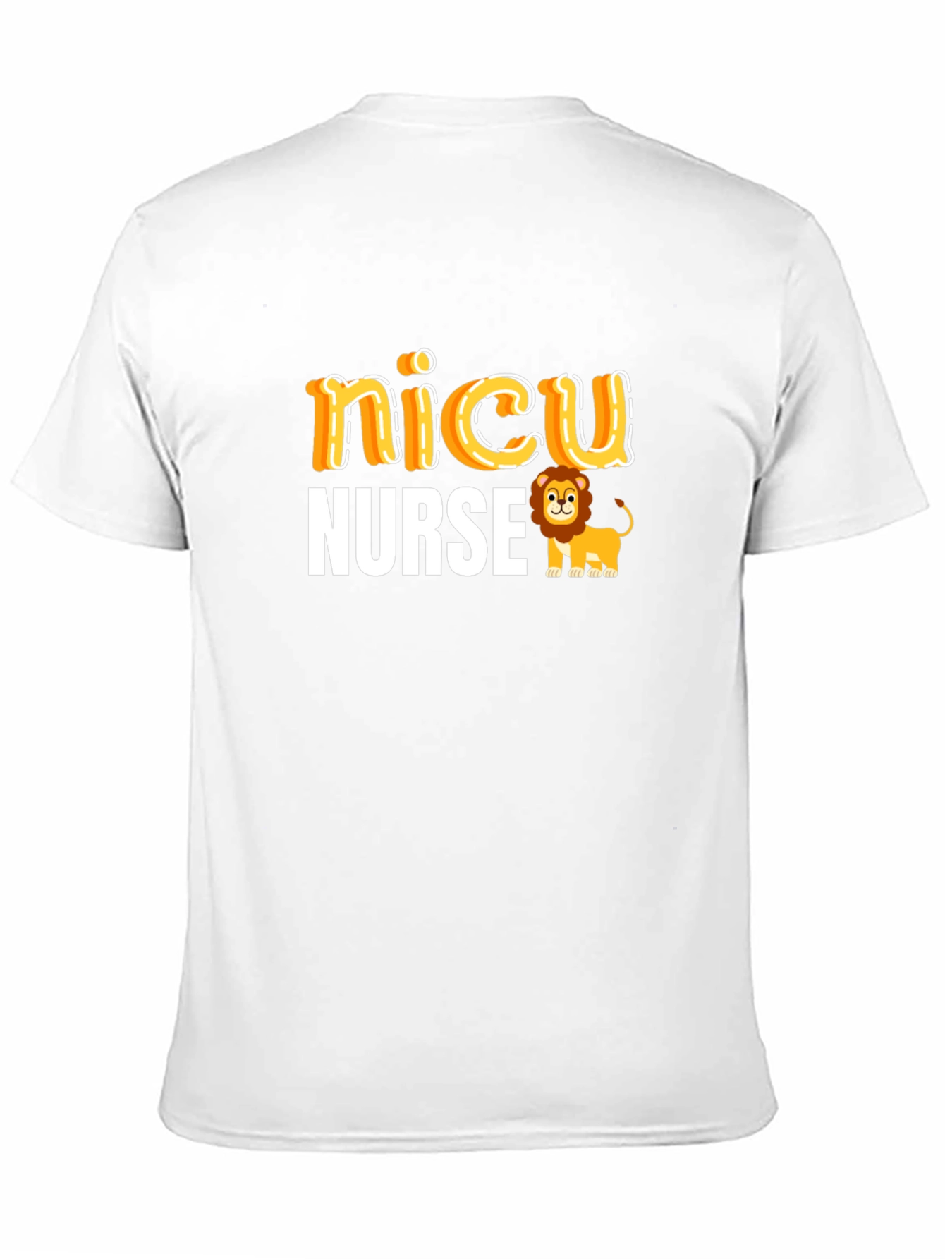NICU Nurse Lion Graphic T-Shirt