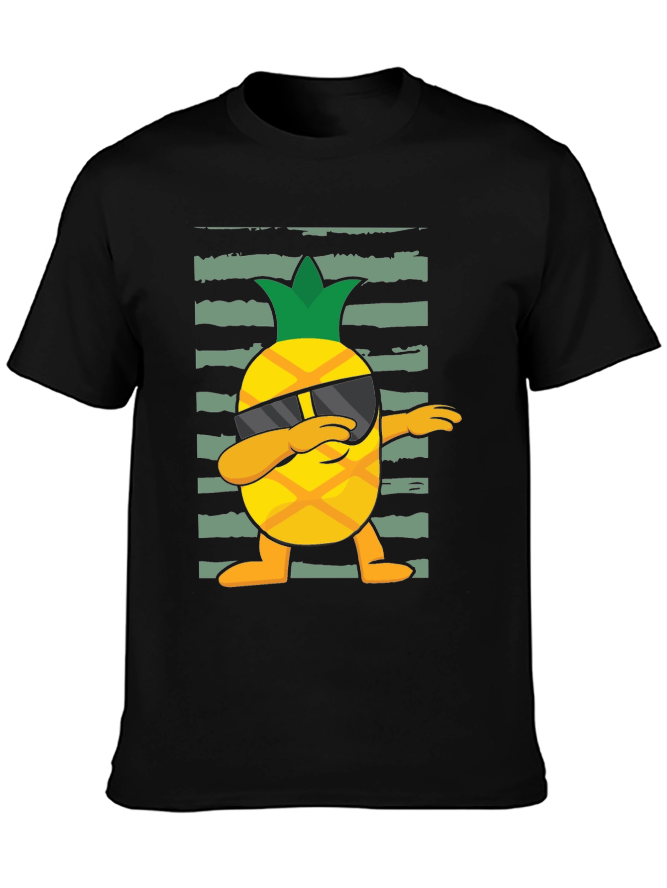 Dabbing Pineapple Graphic Tee - Summer Vibes!