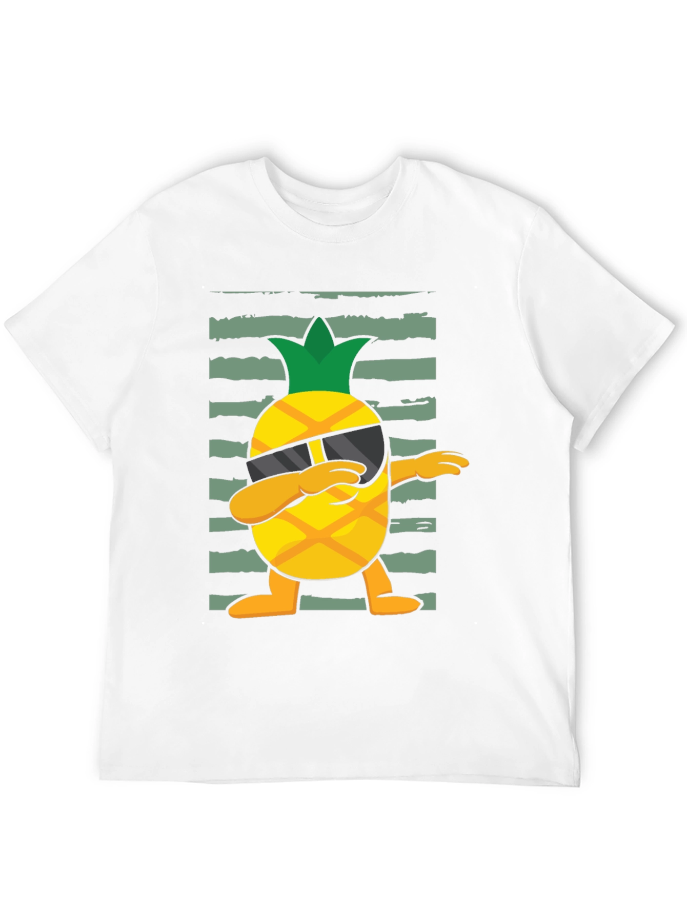 Dabbing Pineapple Graphic Tee - Summer Vibes!