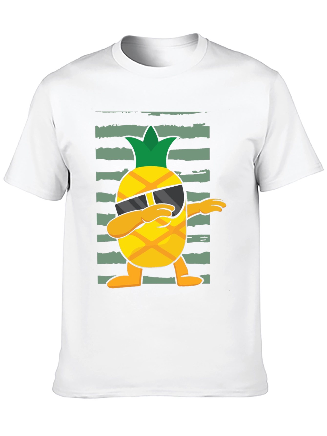 Dabbing Pineapple Graphic Tee - Summer Vibes!