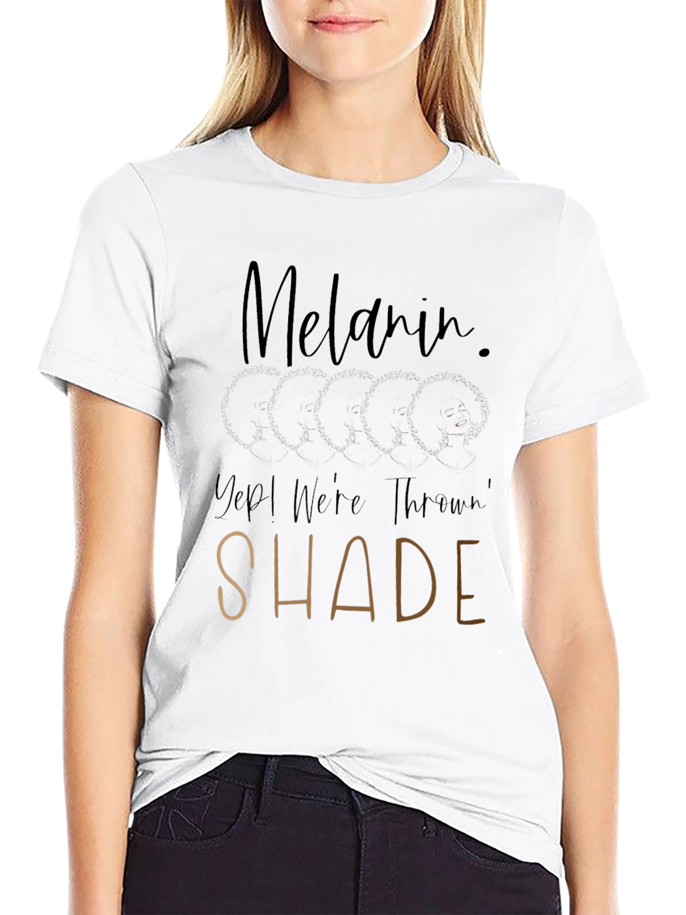 Melanin Throwin Shade Graphic Tee