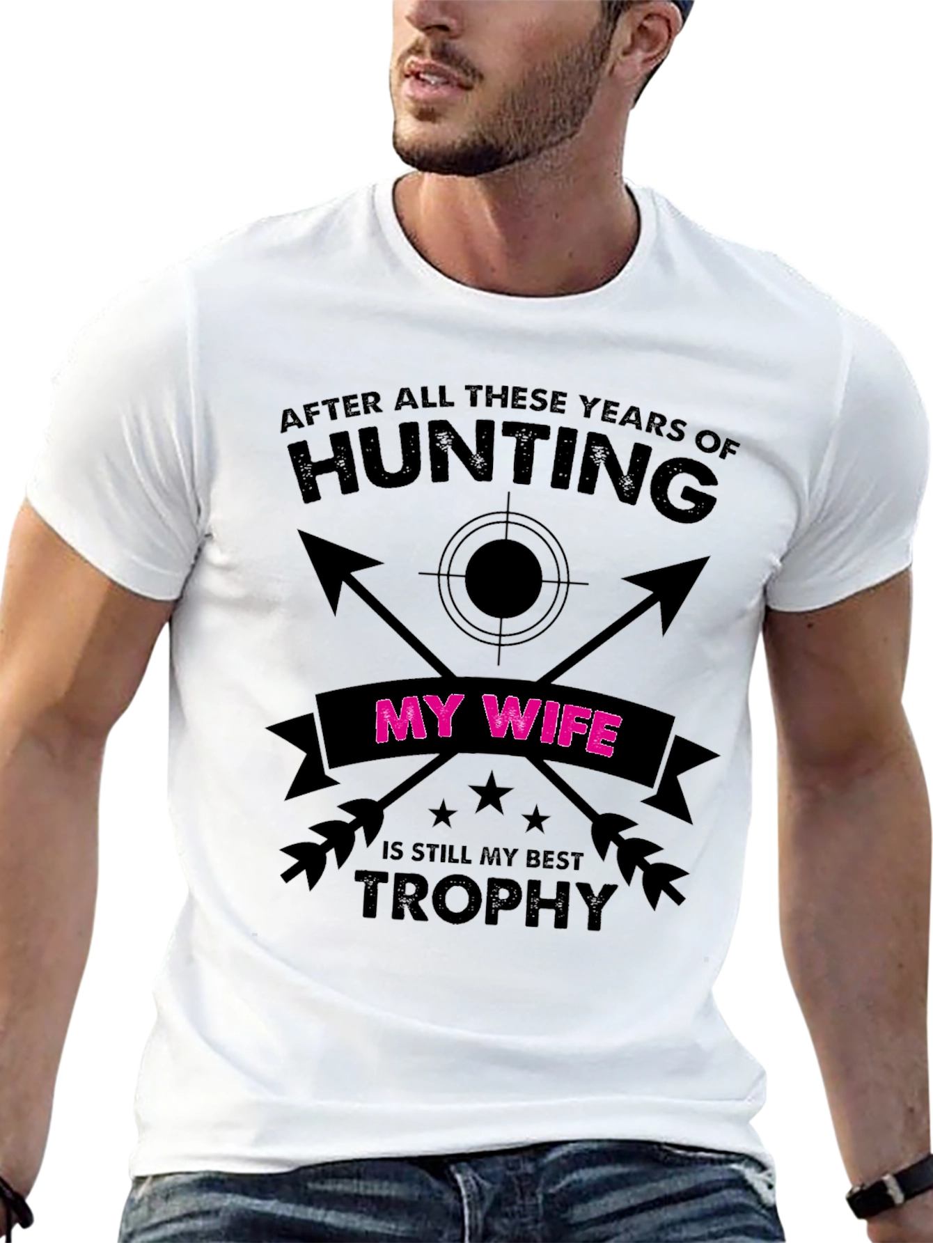 Hunting Wife Trophy Graphic Tee