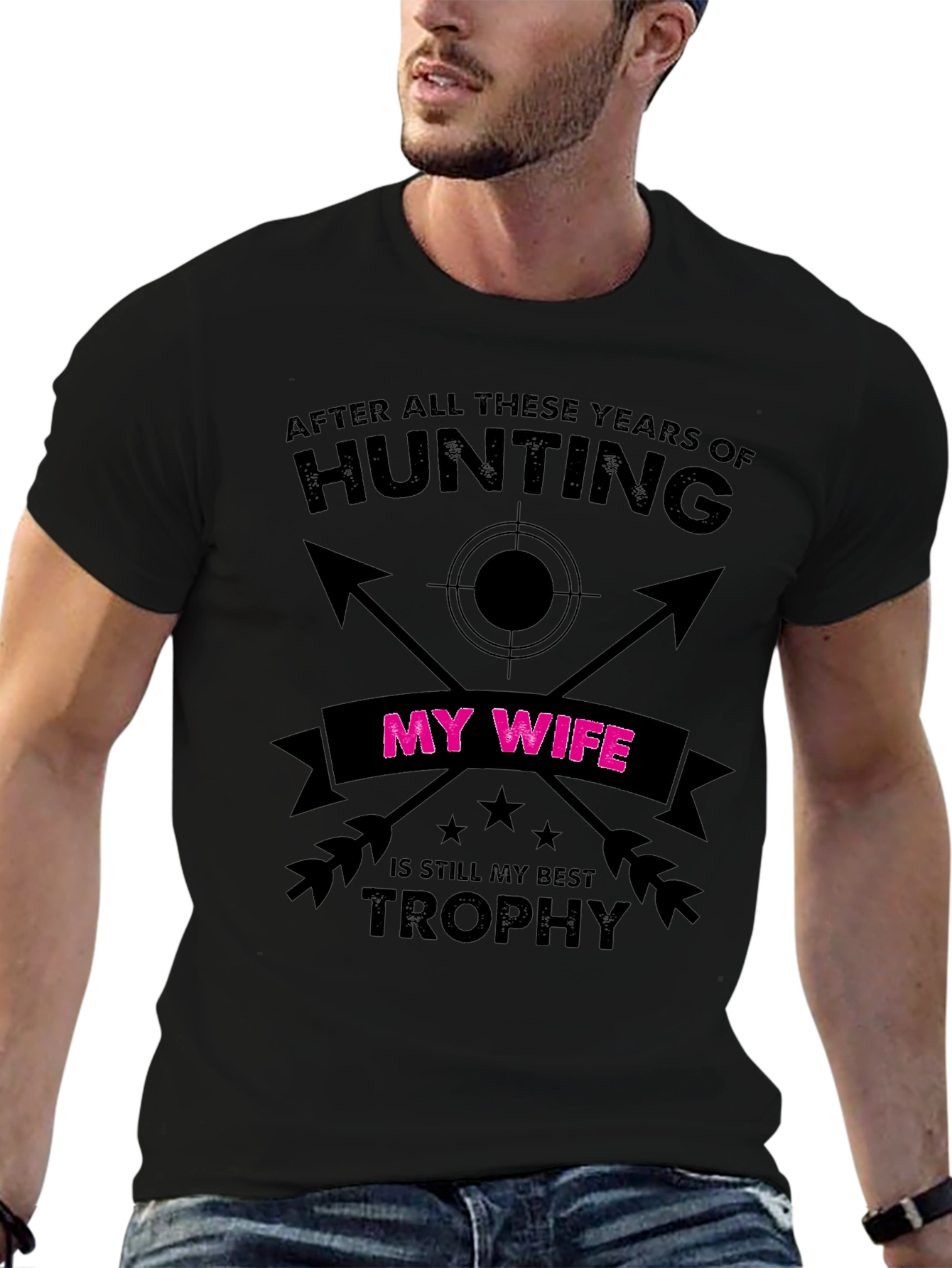 Hunting Wife Trophy Graphic Tee
