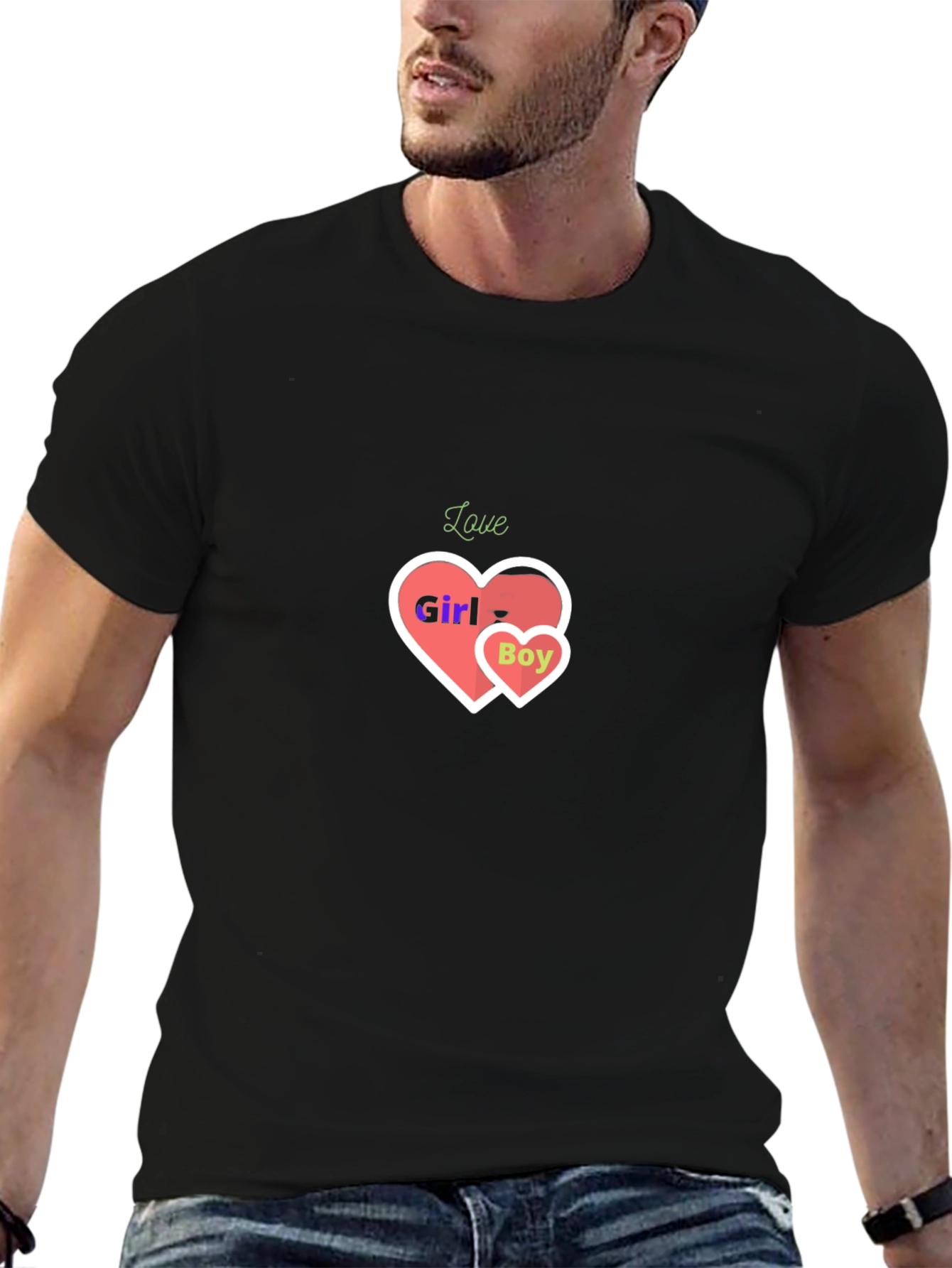 Love Girl & Boy Graphic Tee